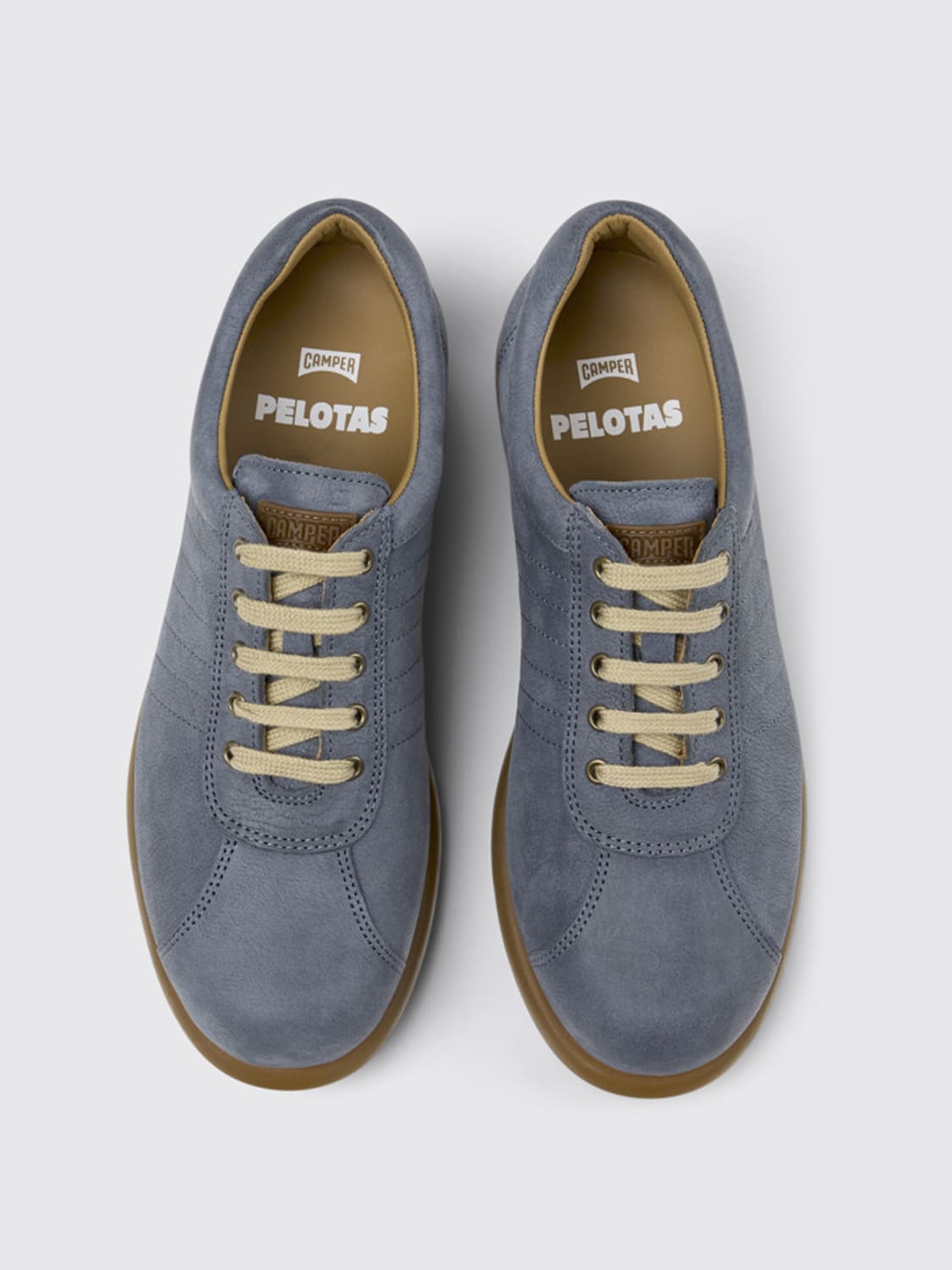 CAMPER SNEAKERS: Sneakers Pelotas Camper in nabuk , Blue - Img 3