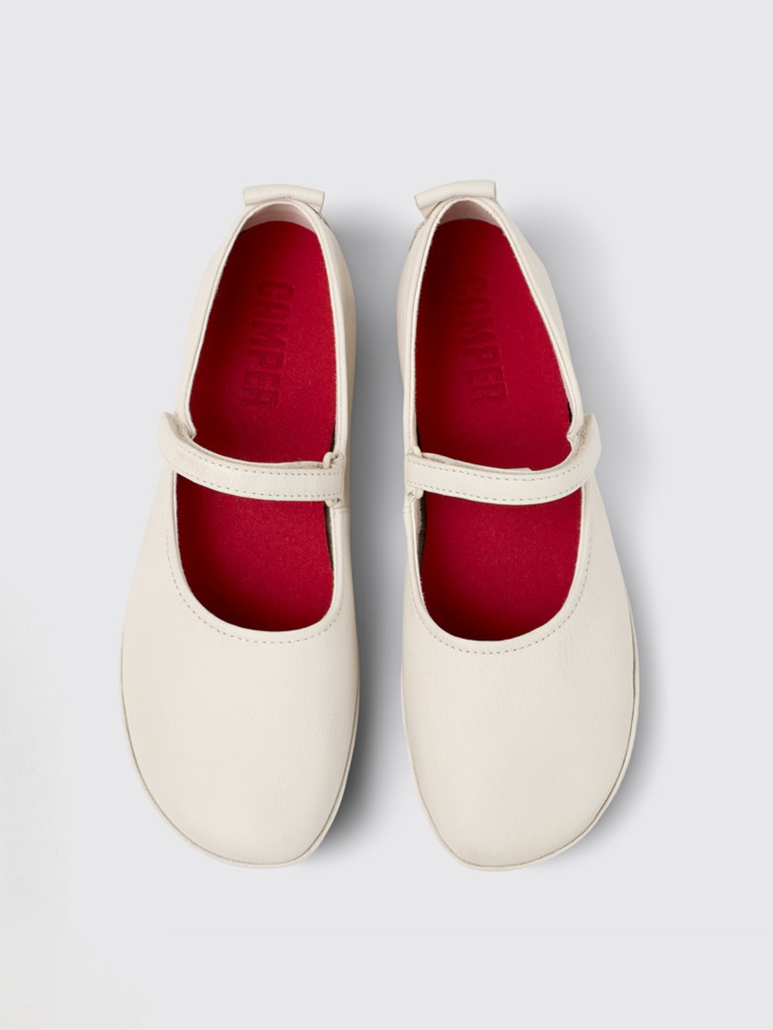 CAMPER BALLET FLAT: Ballet flats woman Camper, White - Img 3