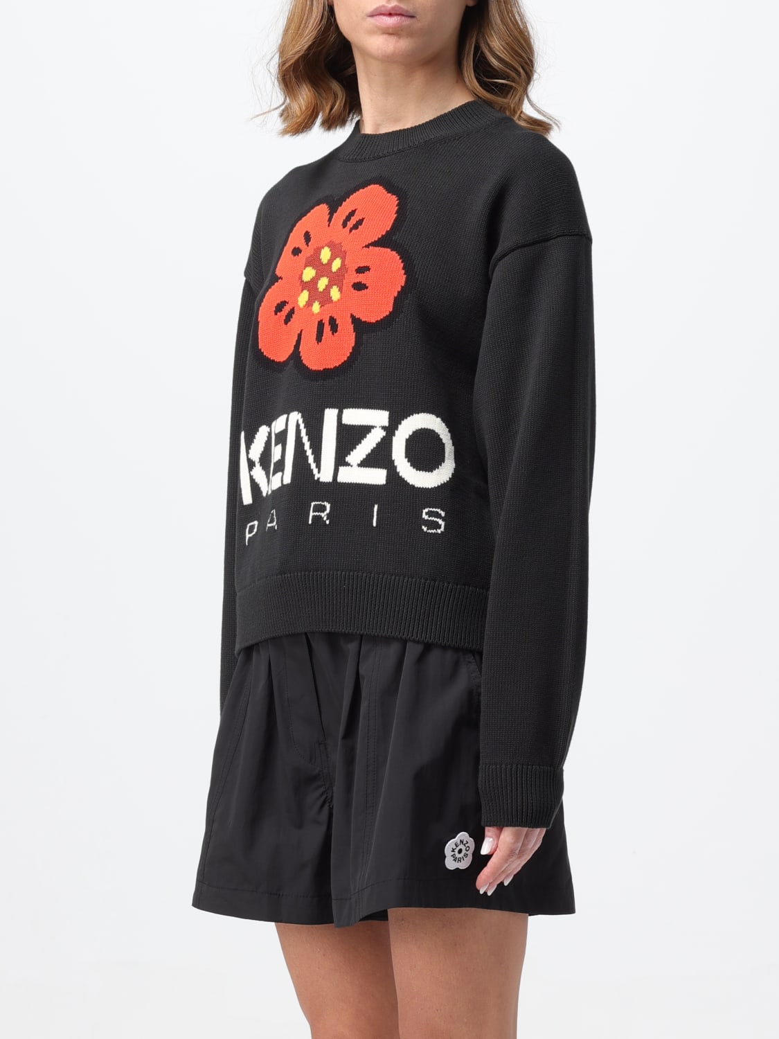 KENZO PULLOVER: Sweatshirt damen Kenzo, Schwarz - Img 4