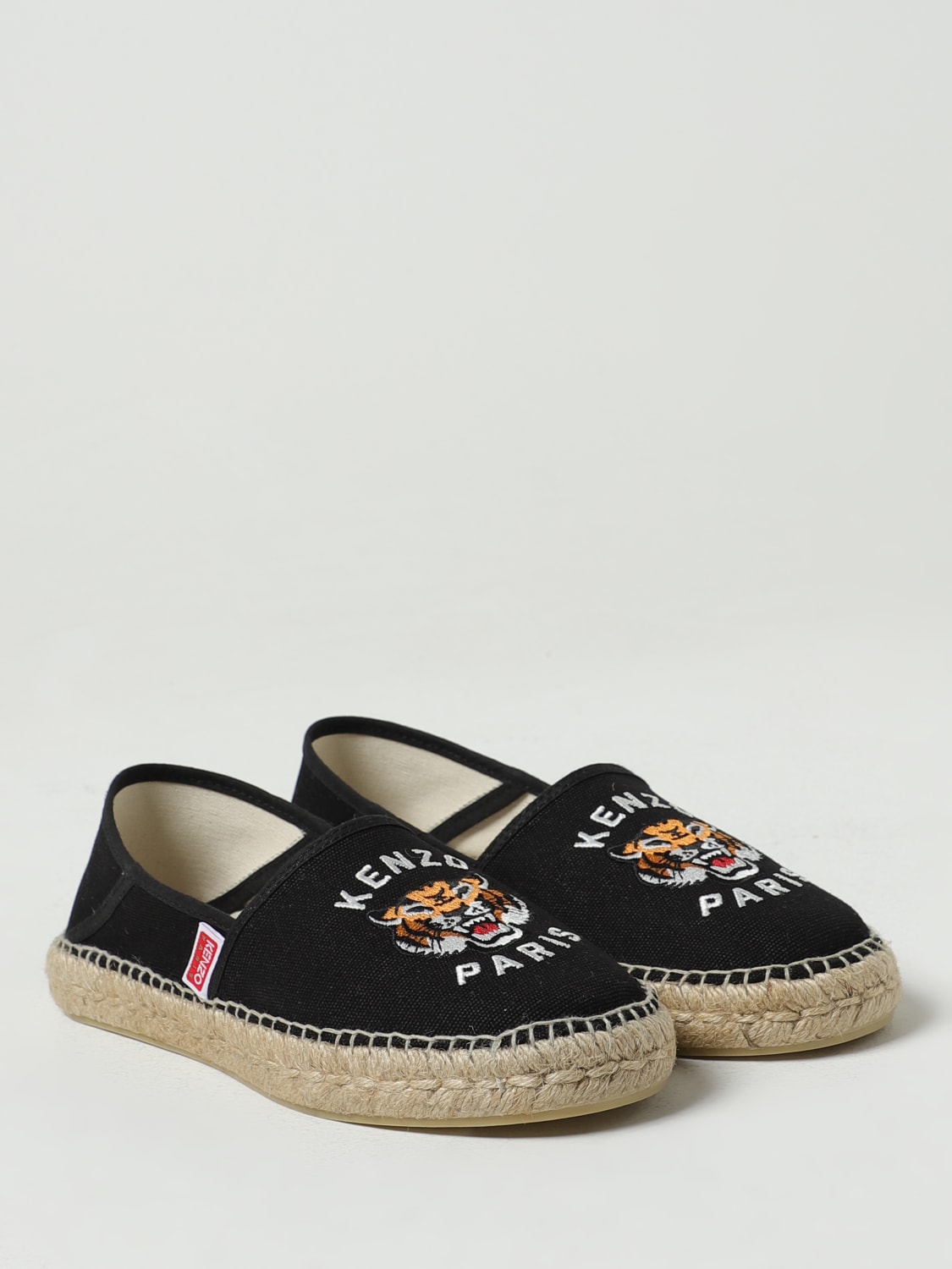 KENZO Espadrilles femme Noir Espadrilles Kenzo FE52ES020F81 en ligne sur GIGLIO.COM