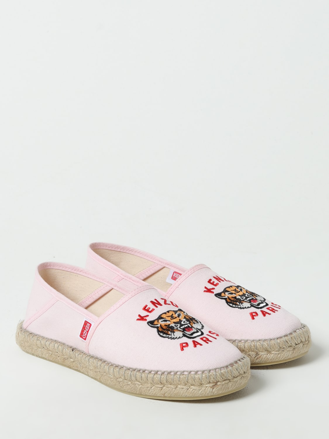 KENZO Espadrilles femme Rose Espadrilles Kenzo FE52ES020F81 en ligne sur GIGLIO.COM