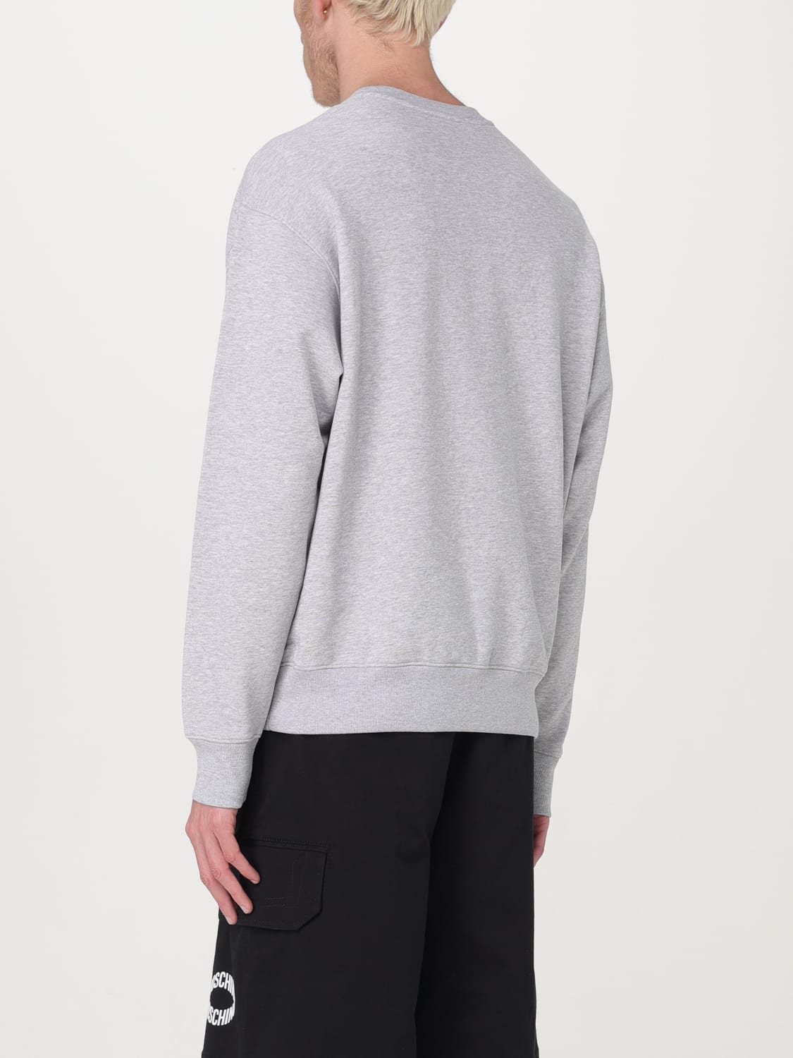 MOSCHINO COUTURE SUDADERA: Sudadera hombre Moschino Couture, Gris - Img 2