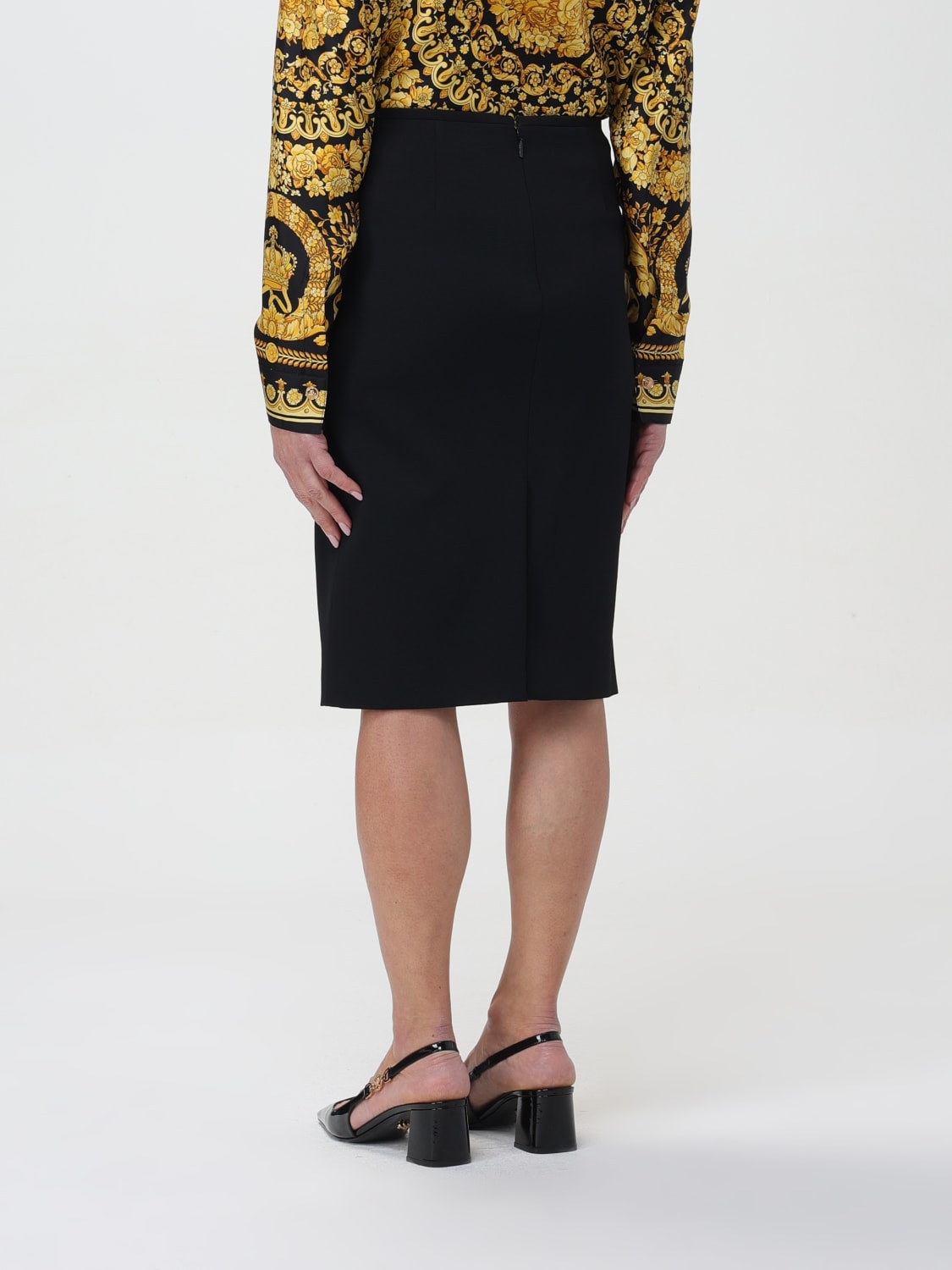 VERSACE SKIRT: Skirt woman Versace, Black - Img 3