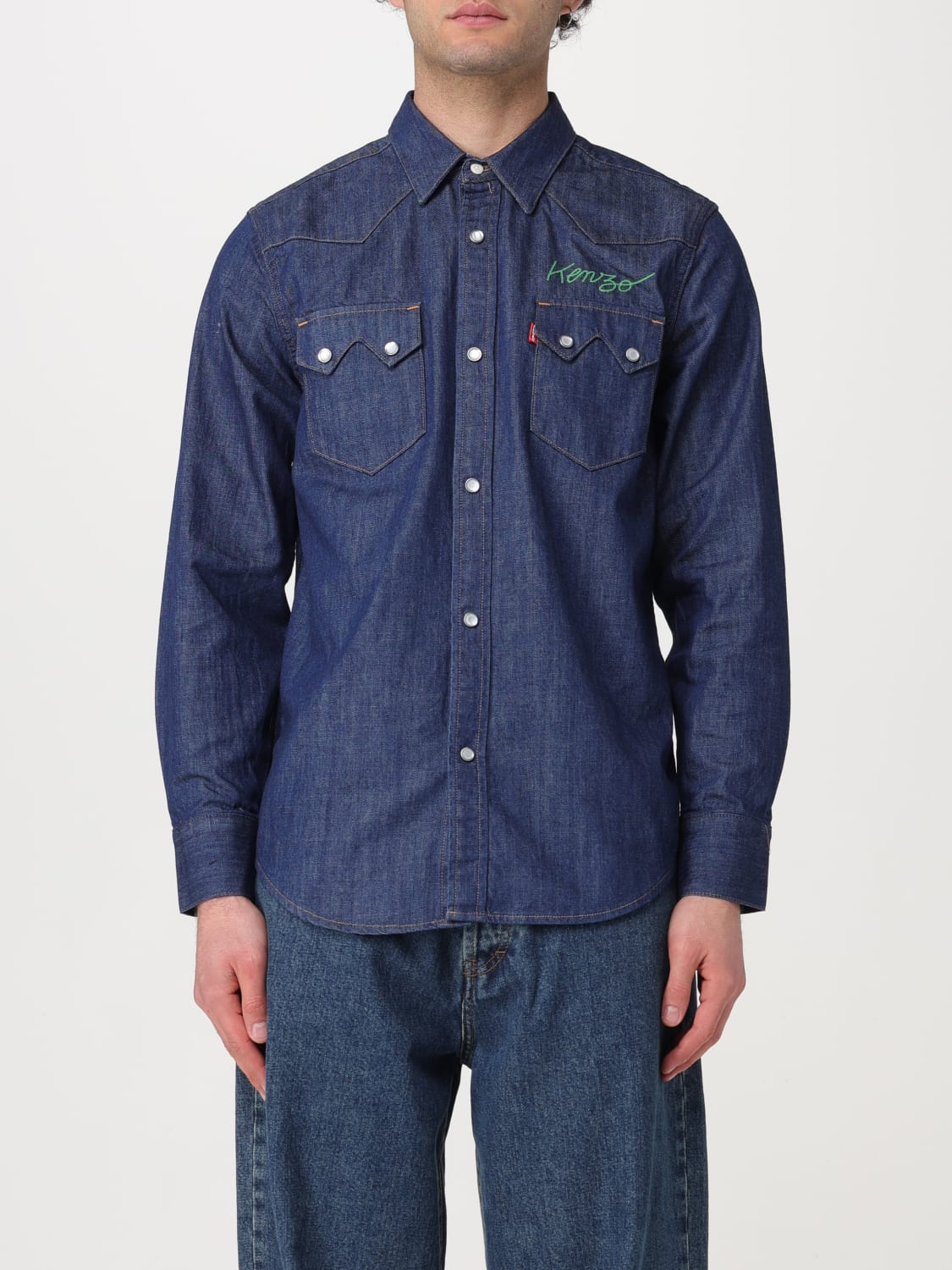 KENZO SHIRT: Shirt men Kenzo, Blue - Img 1