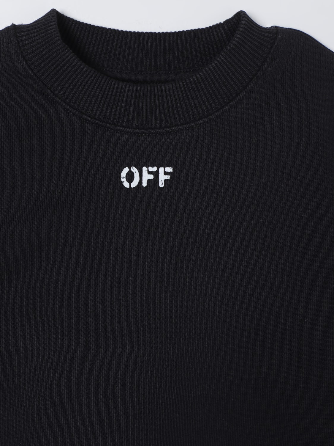 OFF-WHITE KIDS СВИТЕР: Свитер Детское Off-white, Черный - Img 3