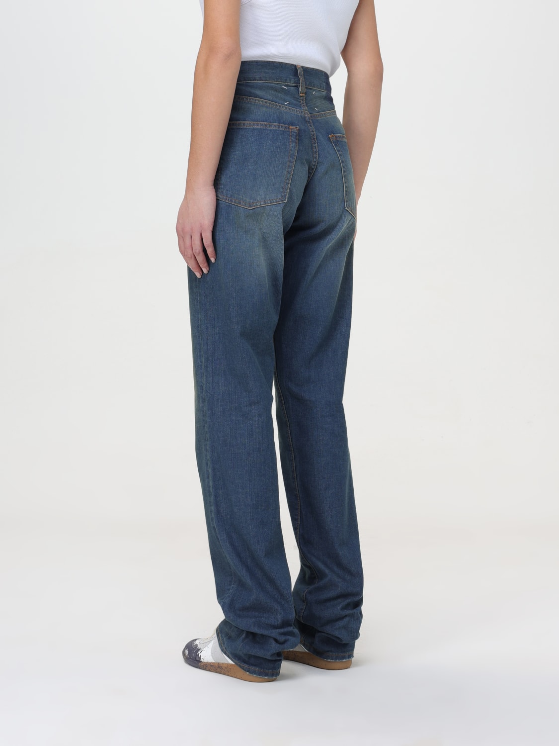 MAISON MARGIELA JEANS: Jeans woman Maison Margiela, Blue - Img 3