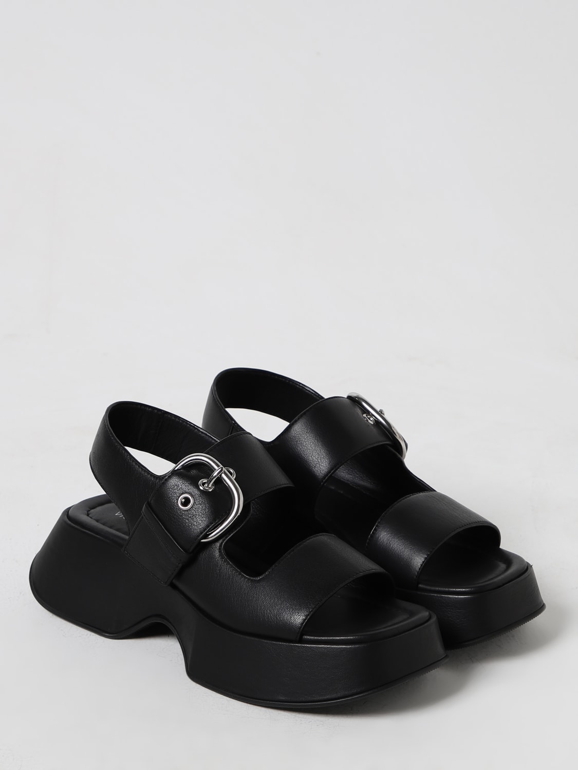 VIC MATIÉ FLAT SANDALS: Sneakers woman Vic MatiÉ, Black - Img 2