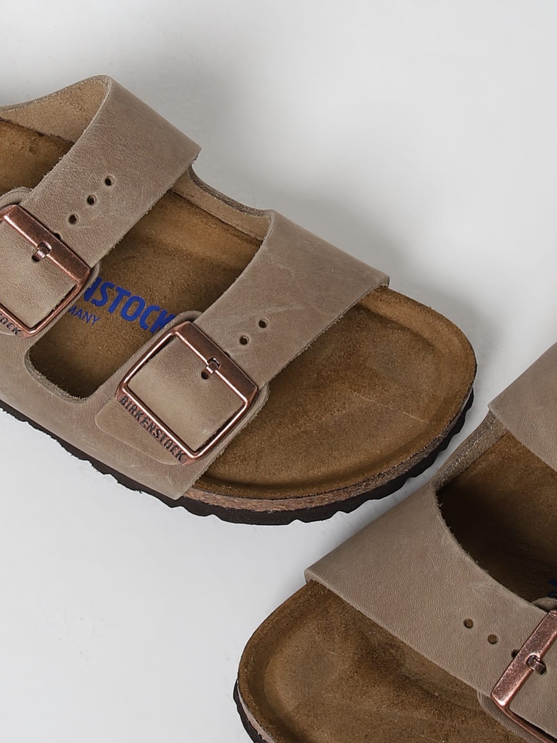 BIRKENSTOCK FLAT SANDAL: Flat sandals woman Birkenstock, Tobacco - Img 4