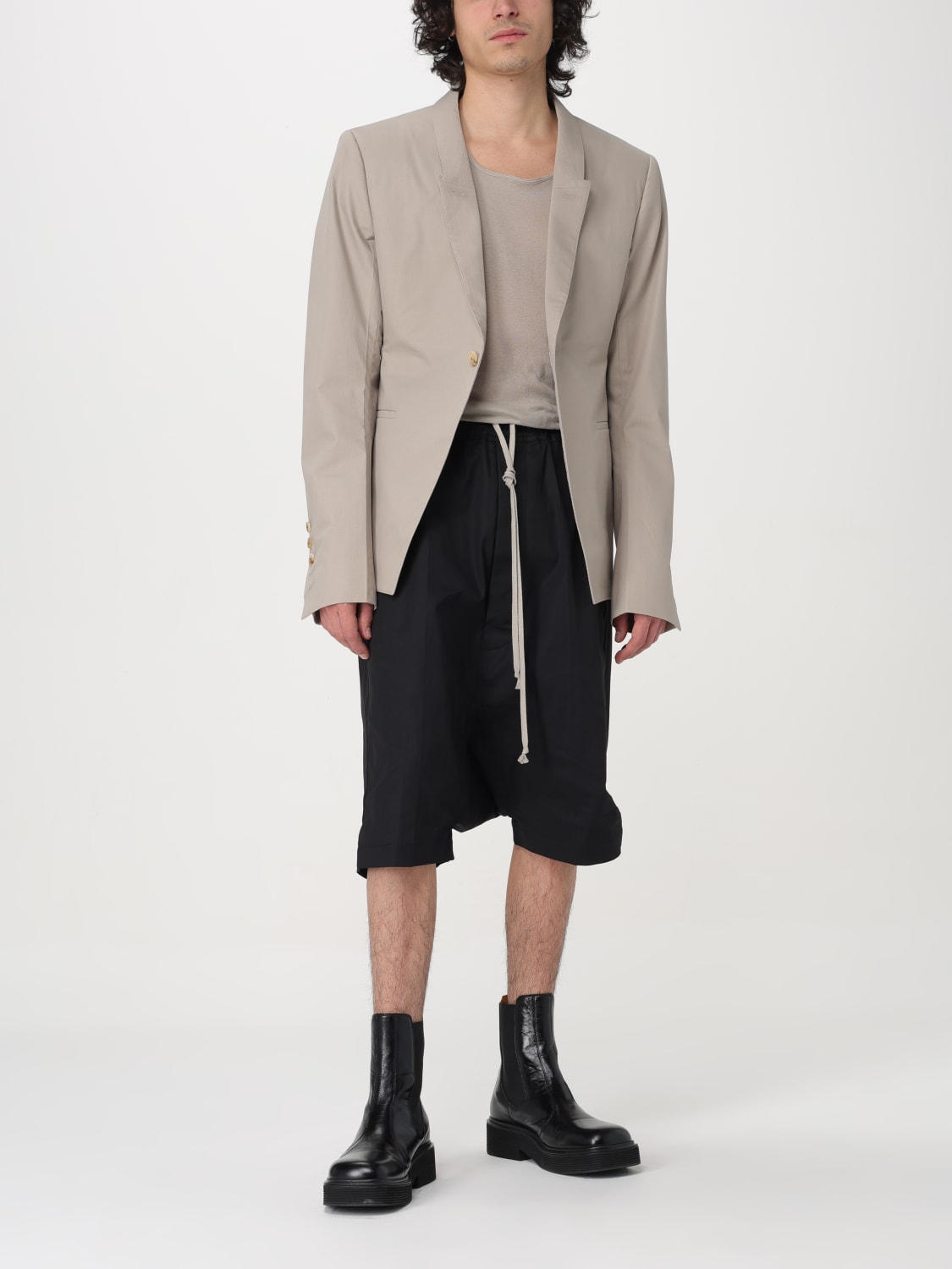 RICK OWENS 블레이저: 블레이저 남성 Rick Owens, 블랙 - Img 2