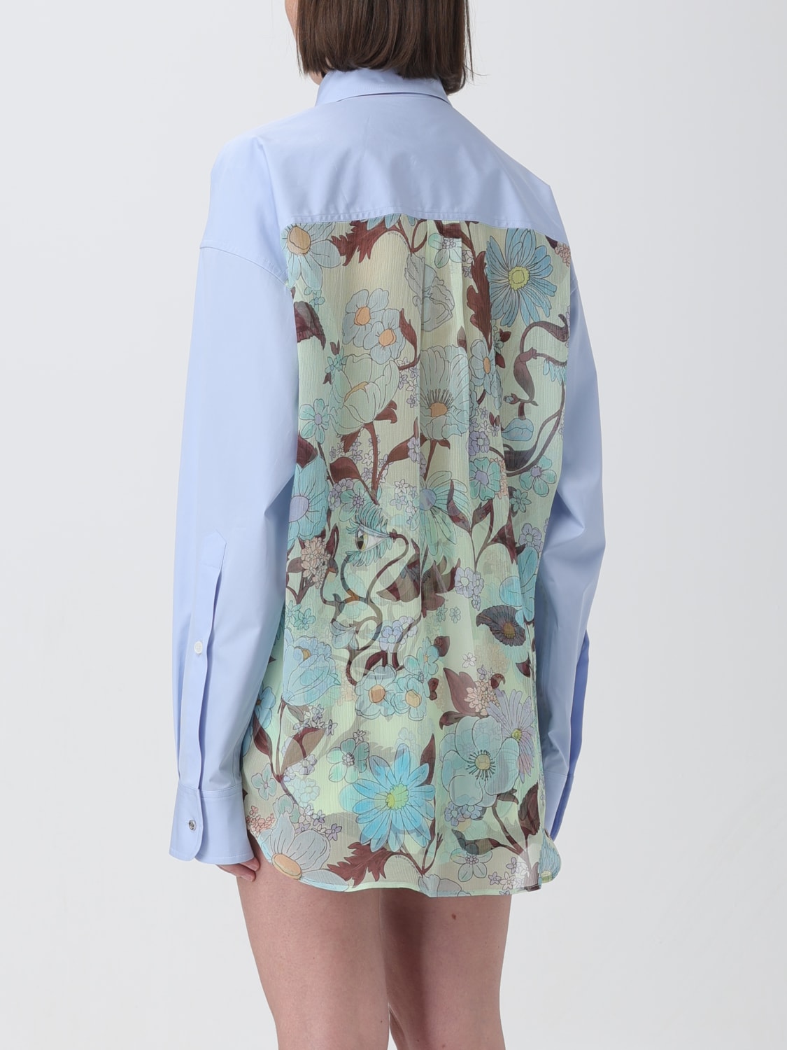 STELLA MCCARTNEY CAMISA: Falda mujer Stella McCartney, Azul Oscuro - Img 3