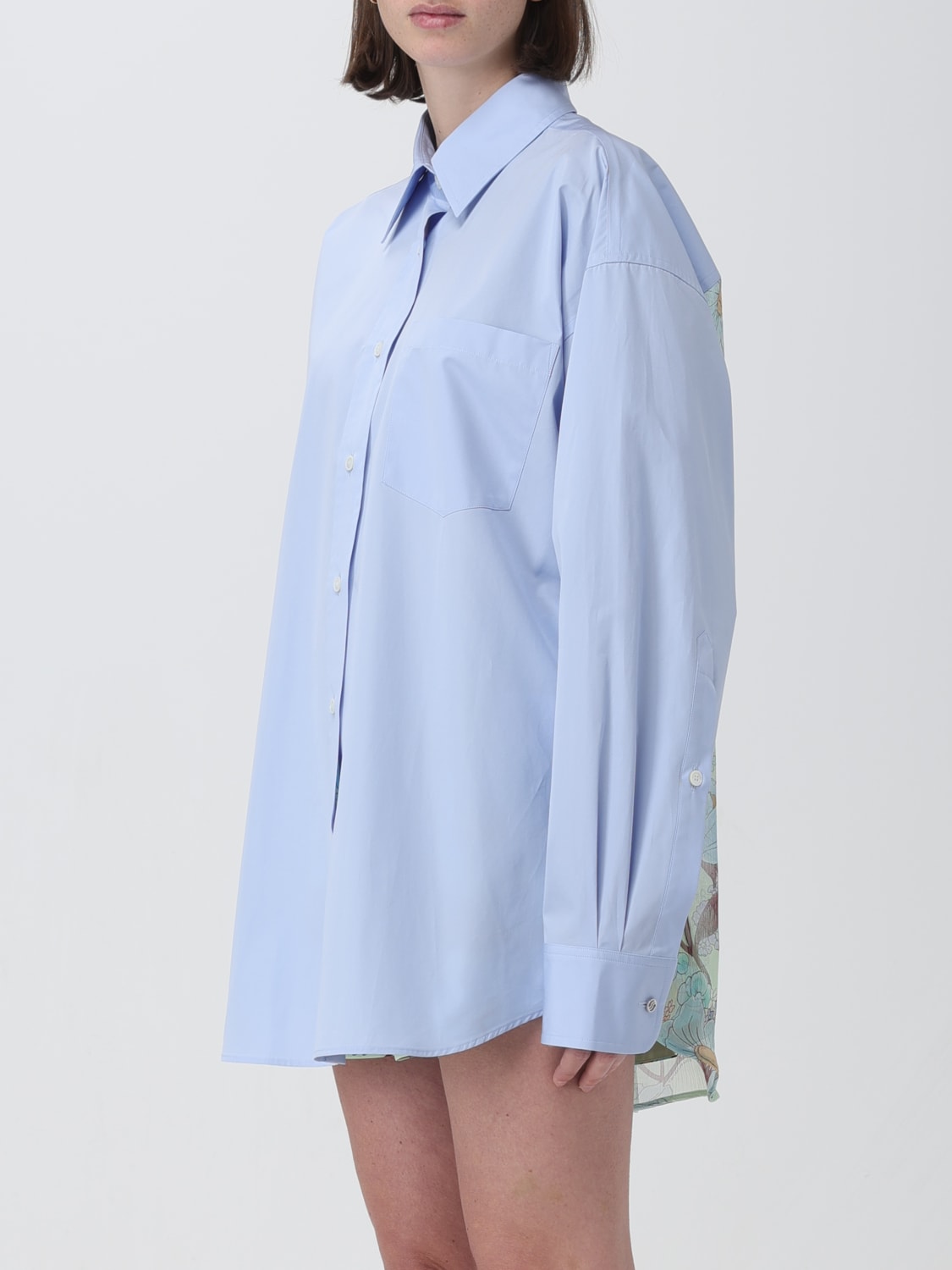 STELLA MCCARTNEY CAMISA: Falda mujer Stella McCartney, Azul Oscuro - Img 4