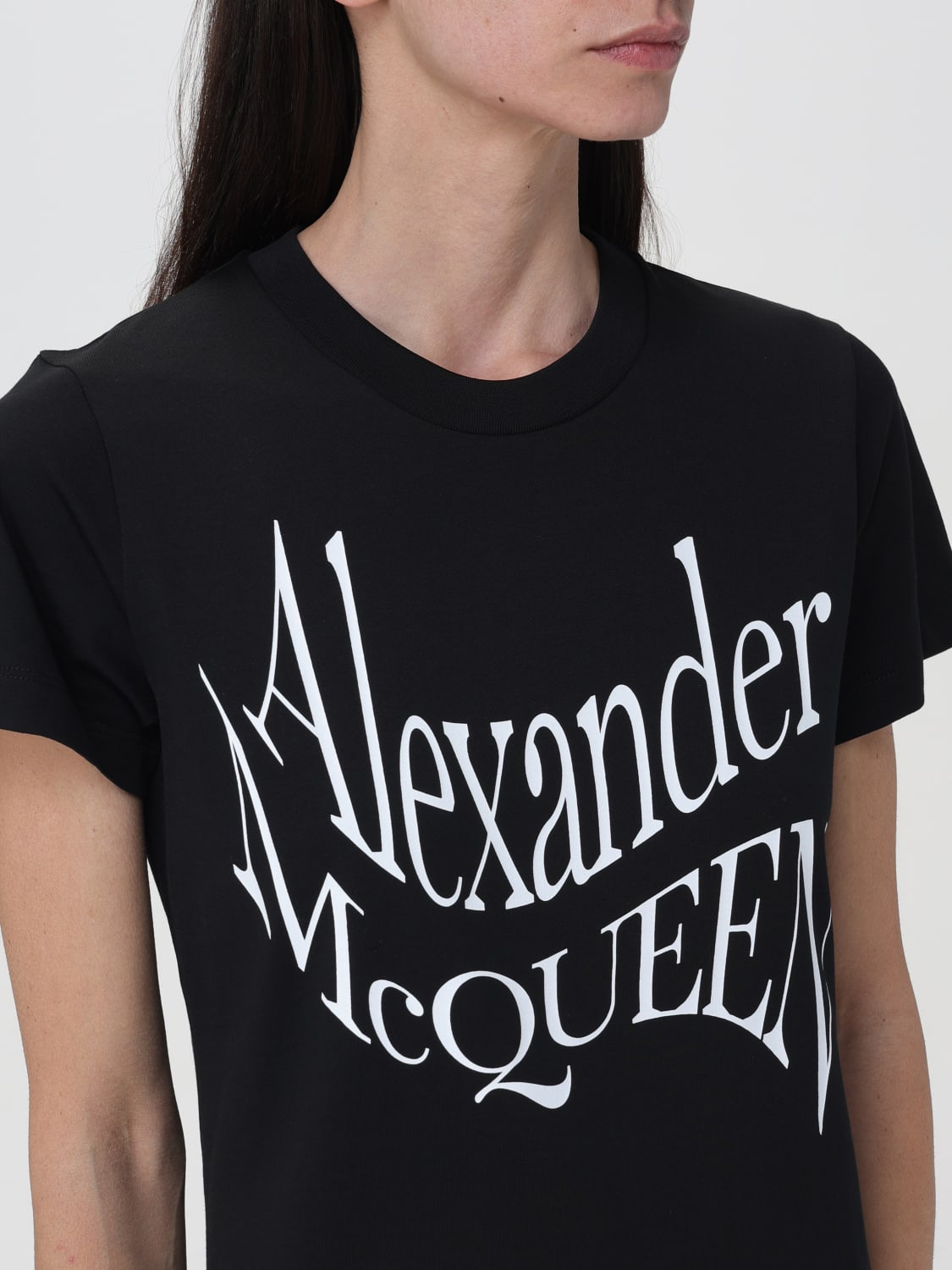 MCQUEEN T-SHIRT: Sweater woman McQueen, Black - Img 5