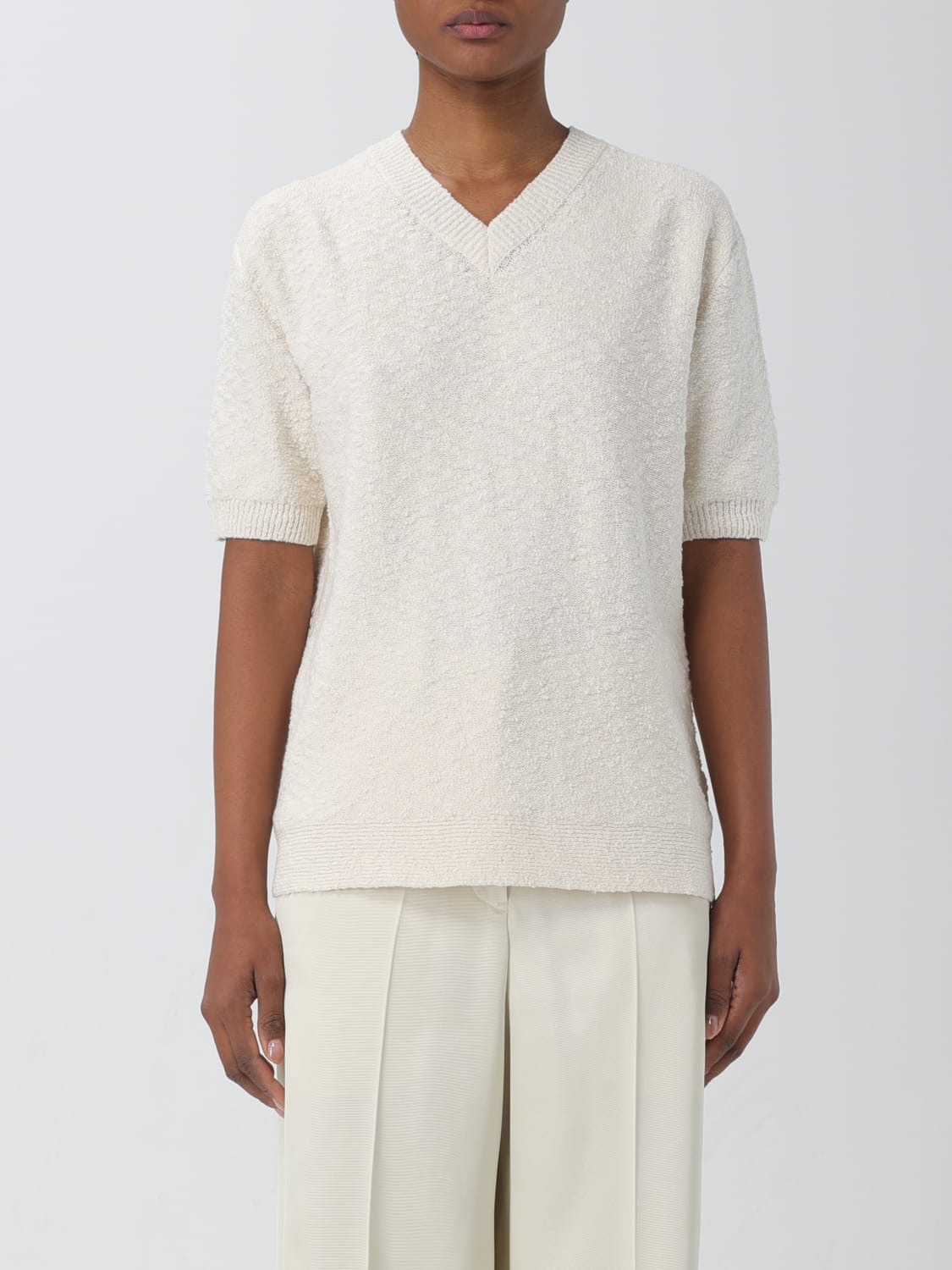 MAISON MARGIELA SWEATER: Sweater woman Maison Margiela, White - Img 1