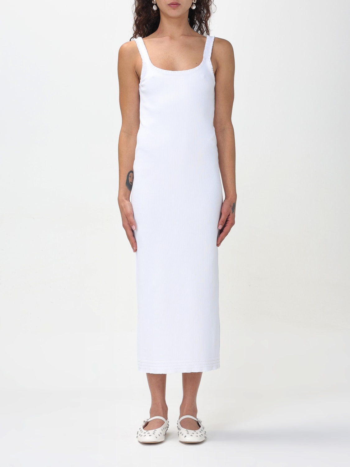 ワンピース CHLOE Woman Dress White C24SJR01185 101 Chloé Outlet: Dress woman - White | Chloé dress C24SJR01185
