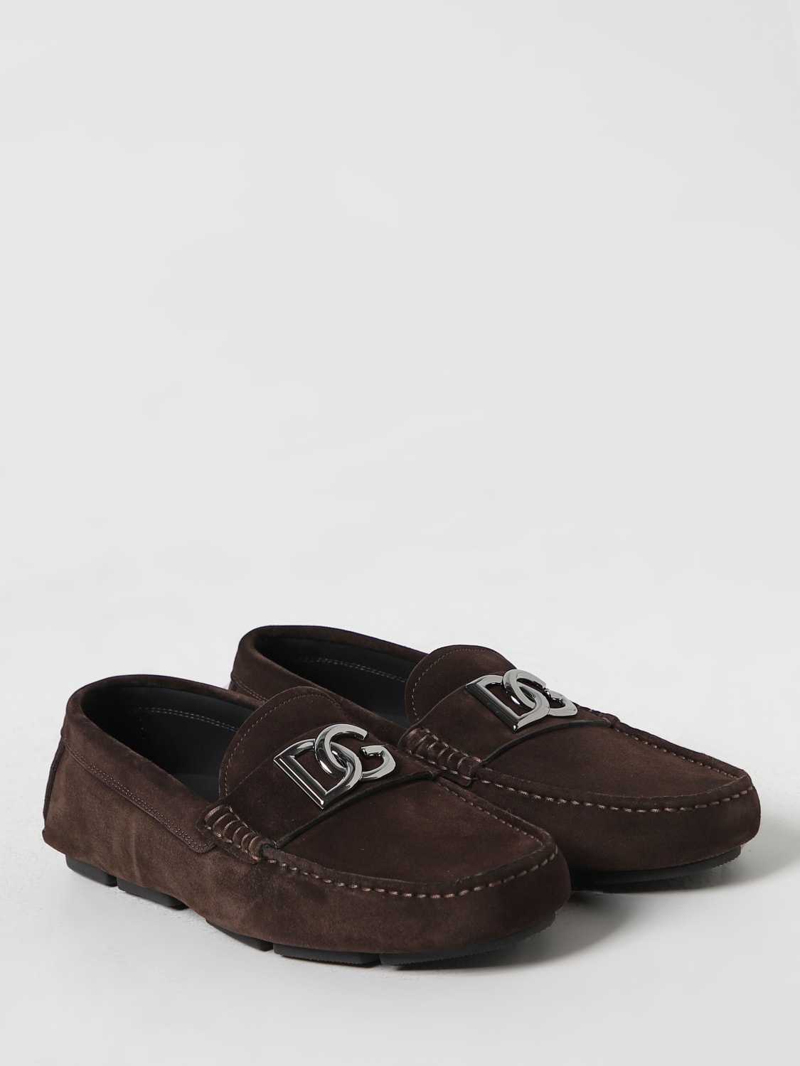 DOLCE & GABBANA MOCASINES: Sandalias hombre Dolce & Gabbana, Marrón - Img 2