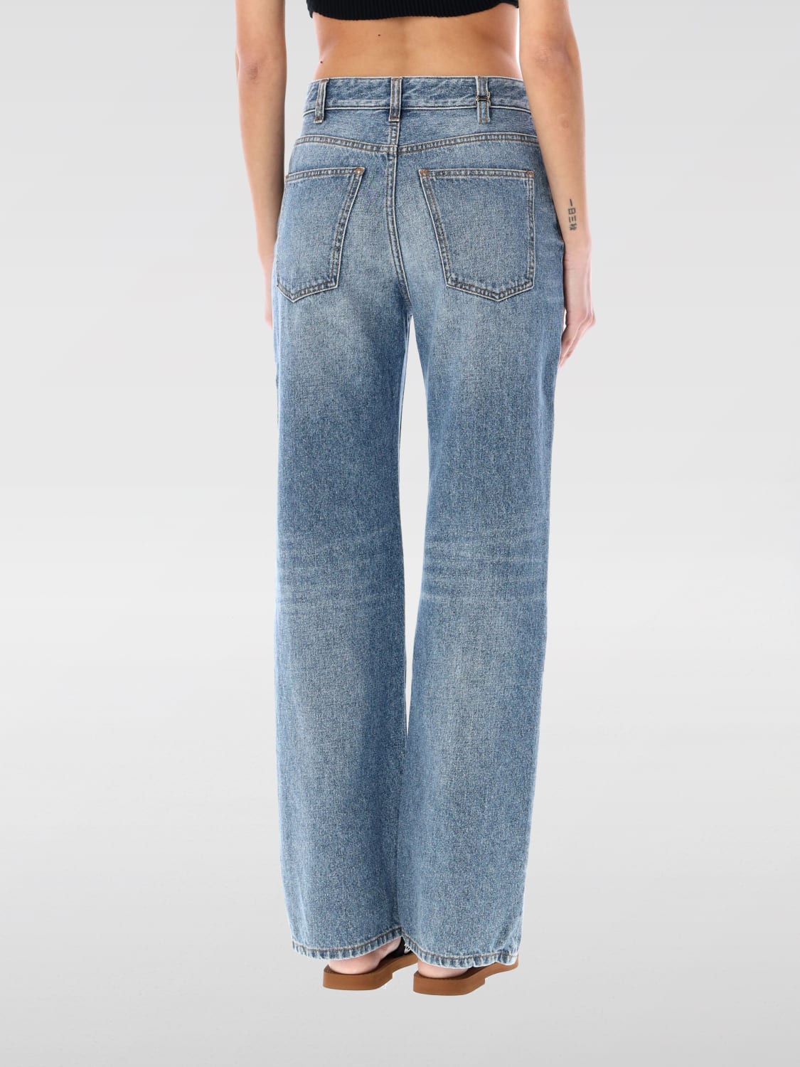 CHLOÉ JEANS: Jeans woman ChloÉ, Blue - Img 2