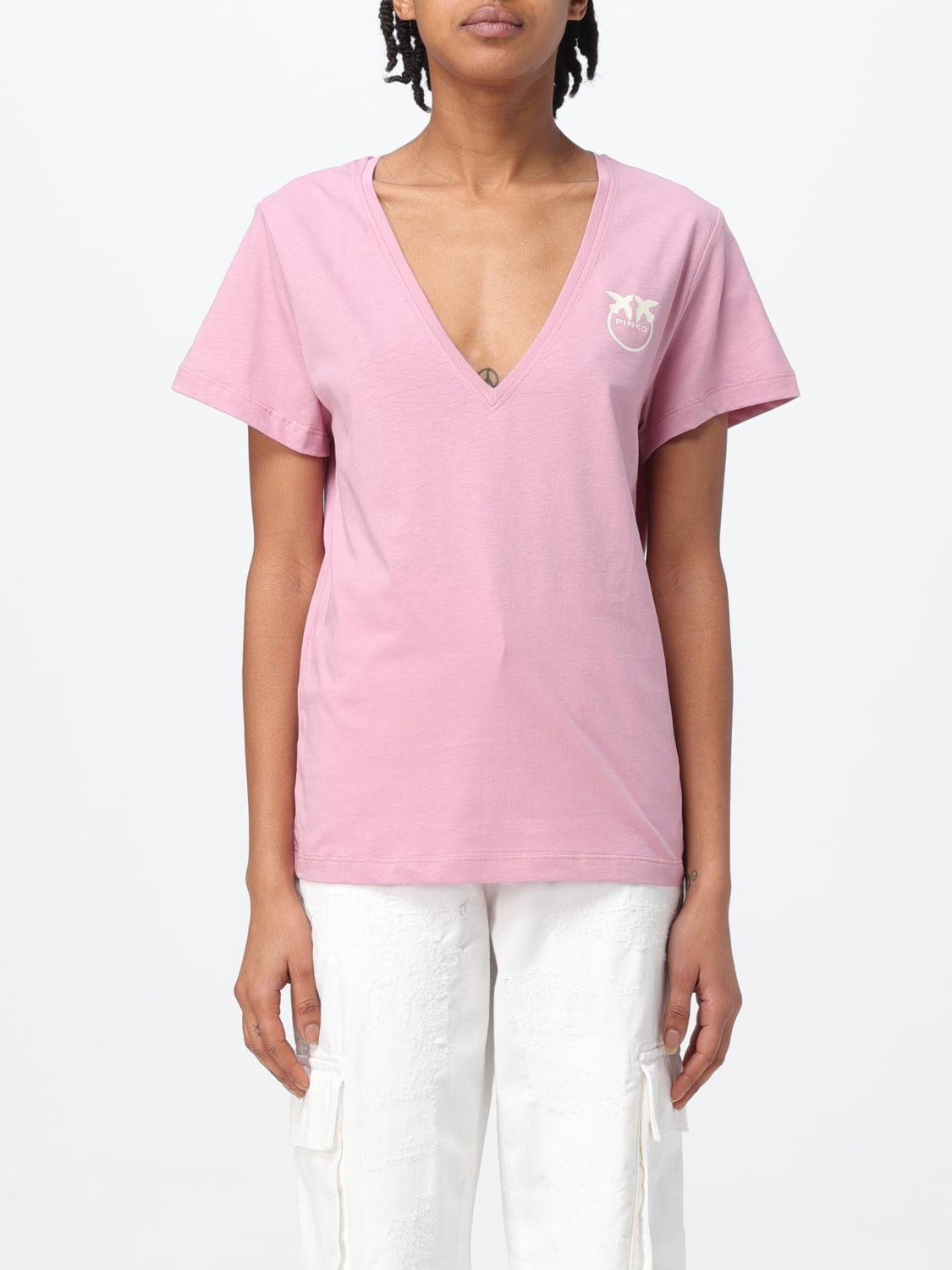 PINKO T-SHIRT: T-shirt woman Pinko, Pink - Img 1