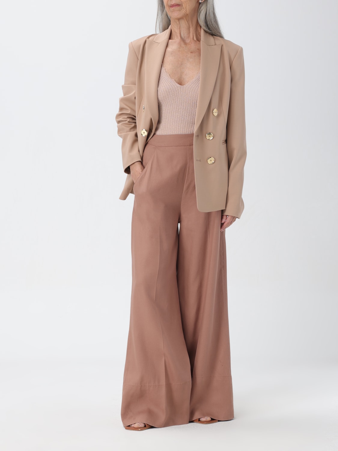 アウターその他 PINKO Woman Blazer Beige 100256A1L3 C95 PINKO: Blazer woman - Beige | Pinko blazer 100256A1L3 online