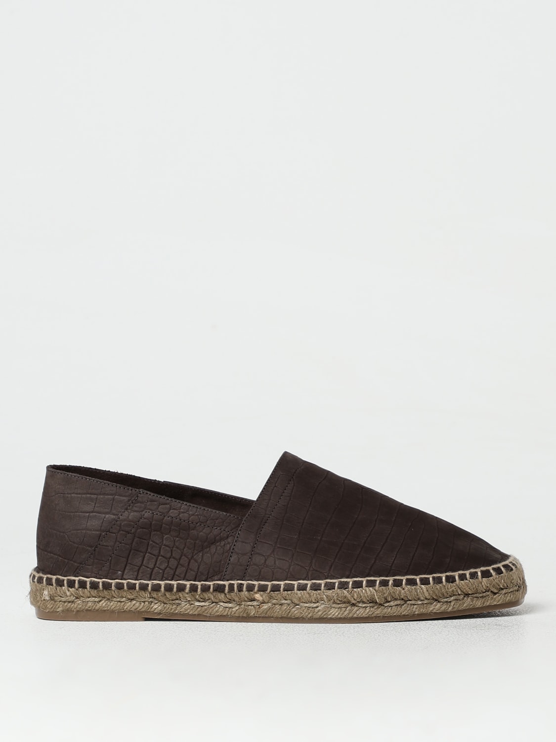 Giglio Espadrillas Tom Ford in nabuk stampa cocco