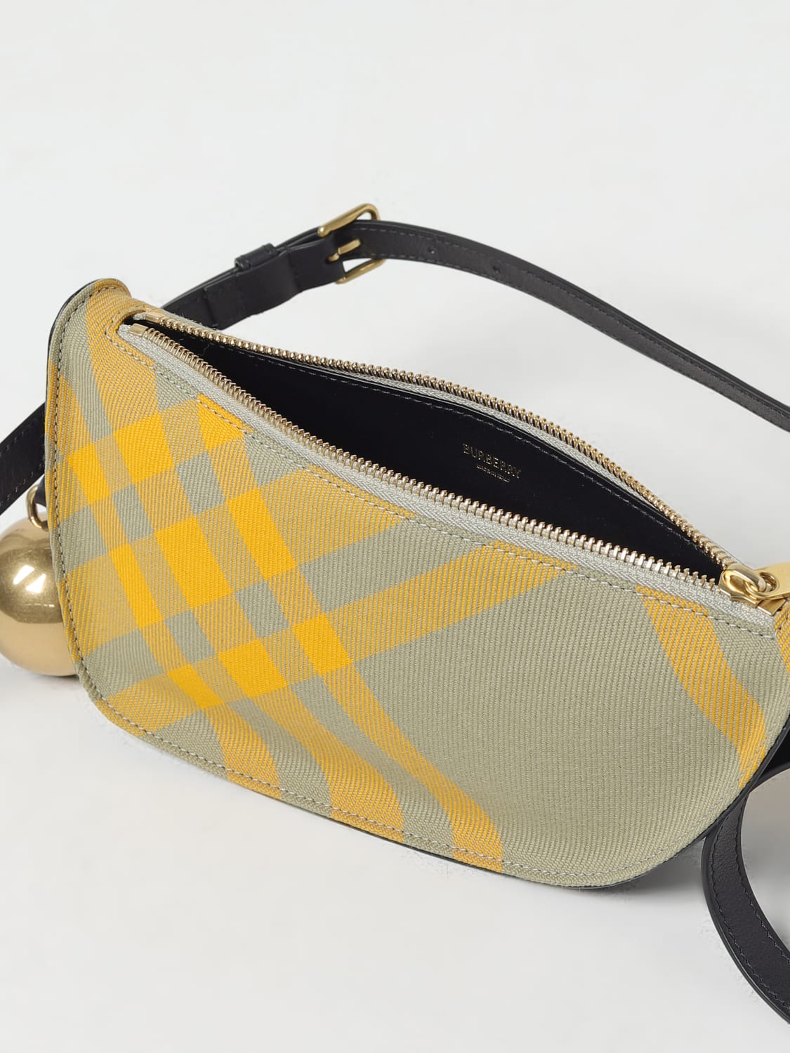 BURBERRY MINI BAG: Crossbody bags woman Burberry, Grey - Img 4