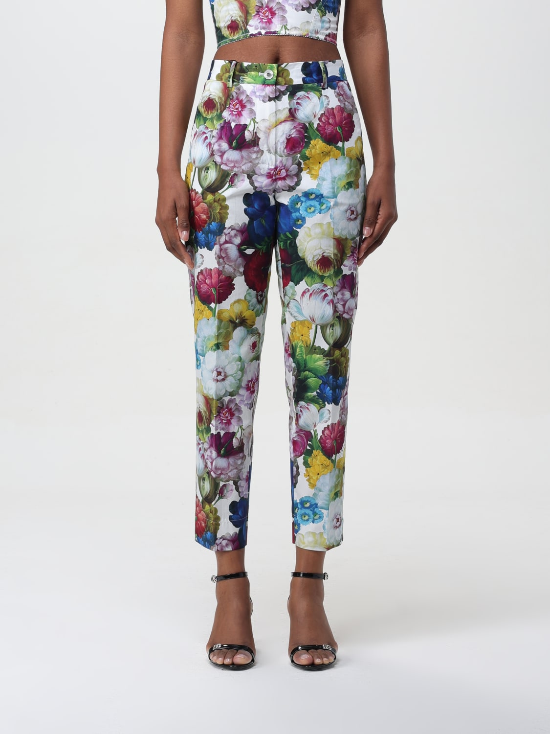 DOLCE & GABBANA: Pants woman - Multicolor | Dolce & Gabbana