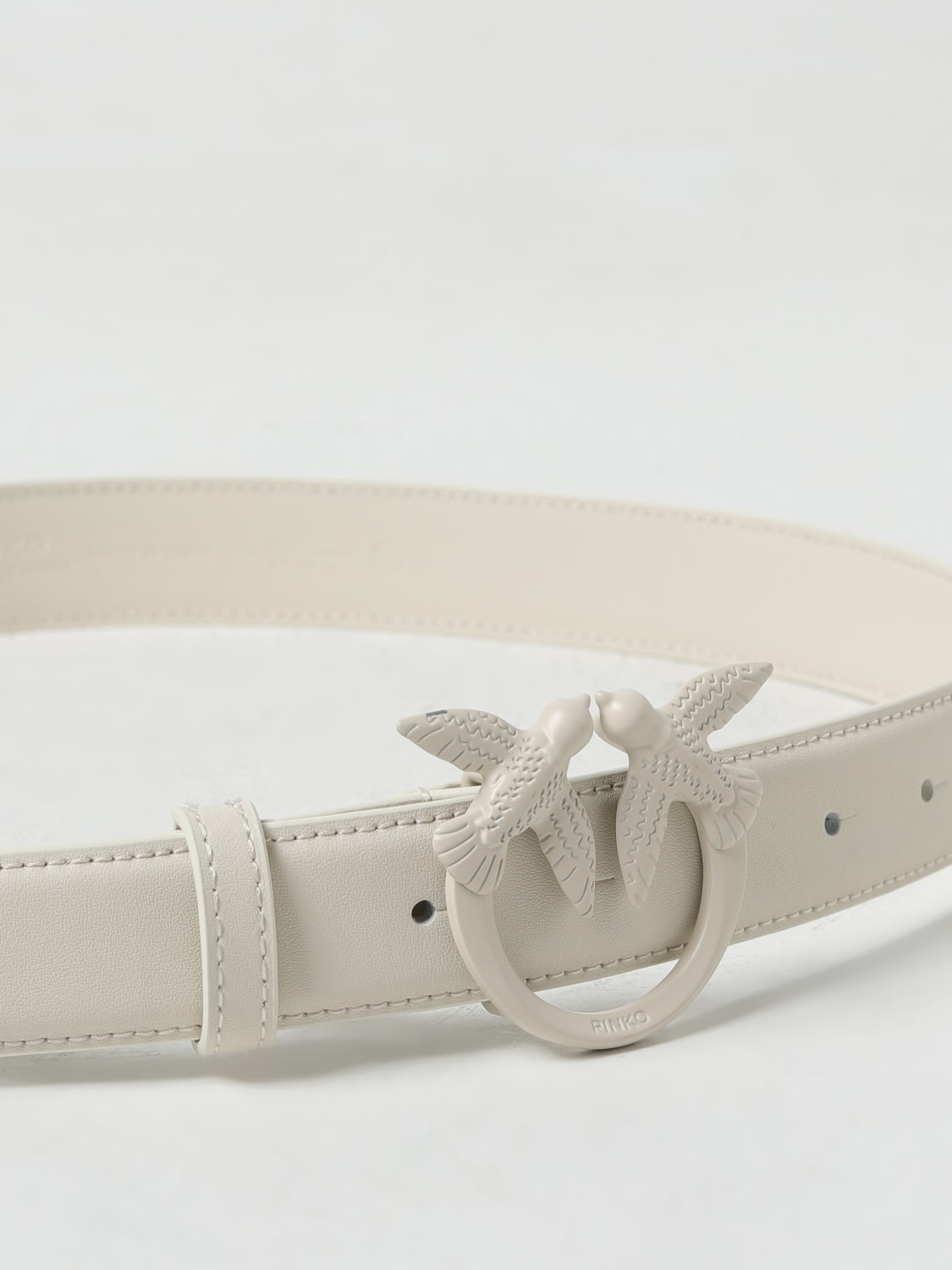 PINKO: Belt woman - White | Pinko belt 100125A1K2 online at