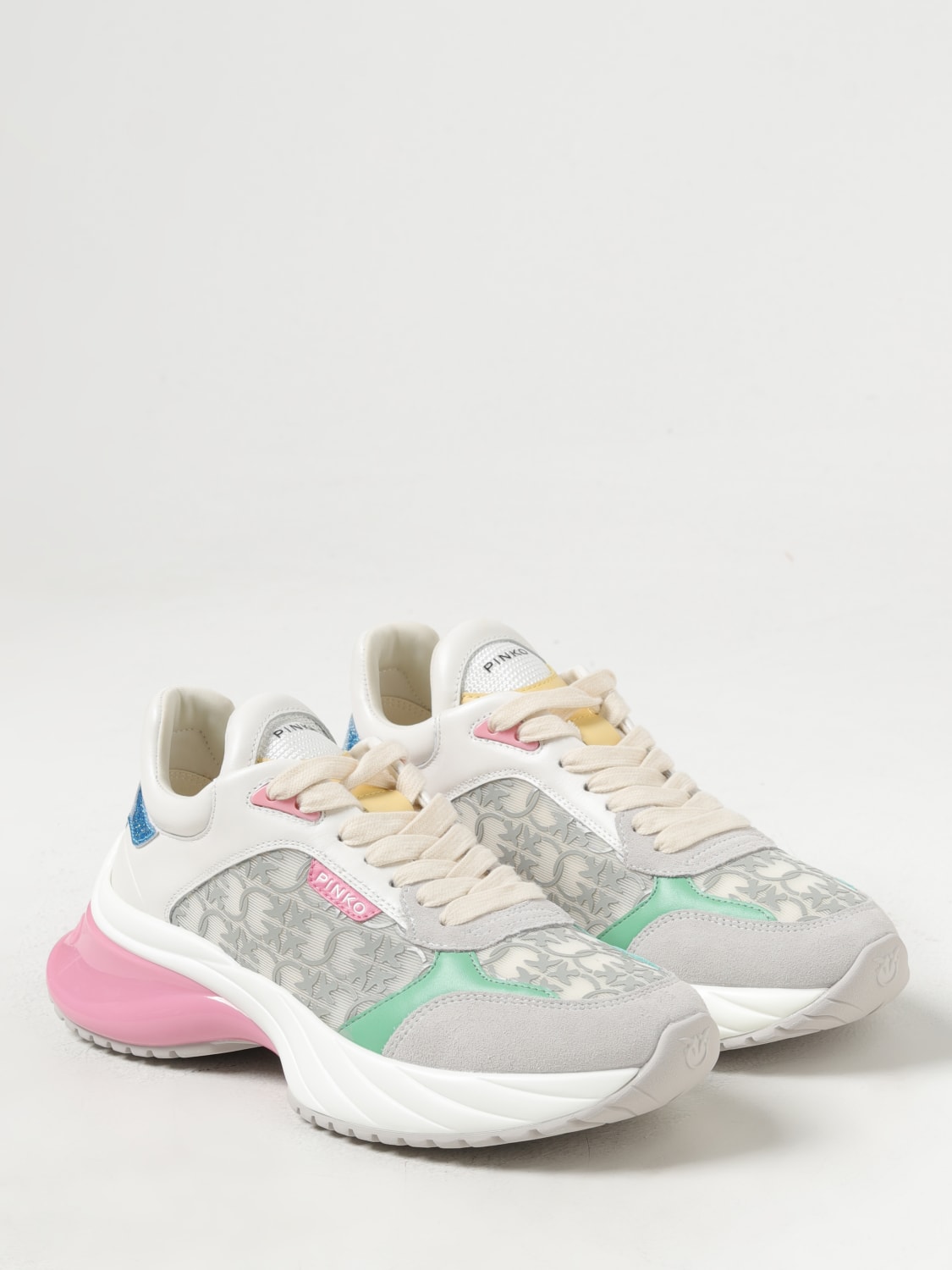 PINKO SNEAKERS: Sneakers woman Pinko, White - Img 2