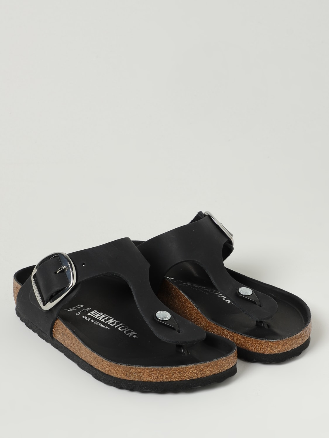 BIRKENSTOCK FLAT SANDALS: Shoes woman Birkenstock, Black - Img 2