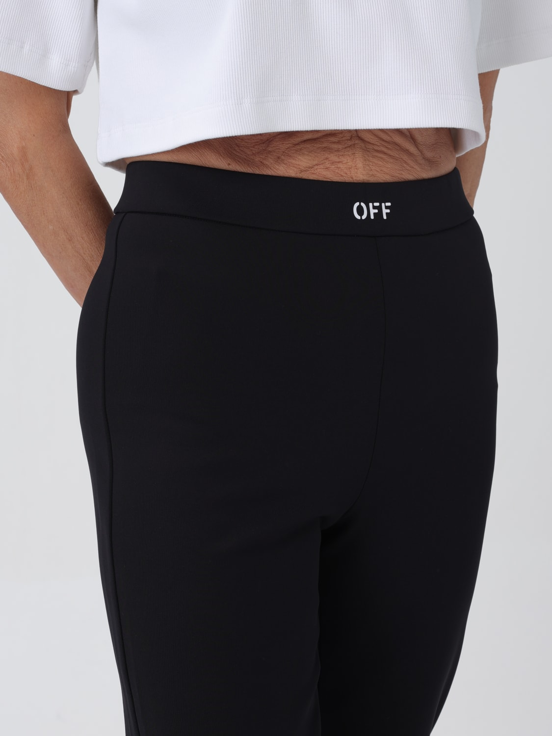 OFF-WHITE PANTALÓN: Pantalón mujer Off-white, Negro - Img 5