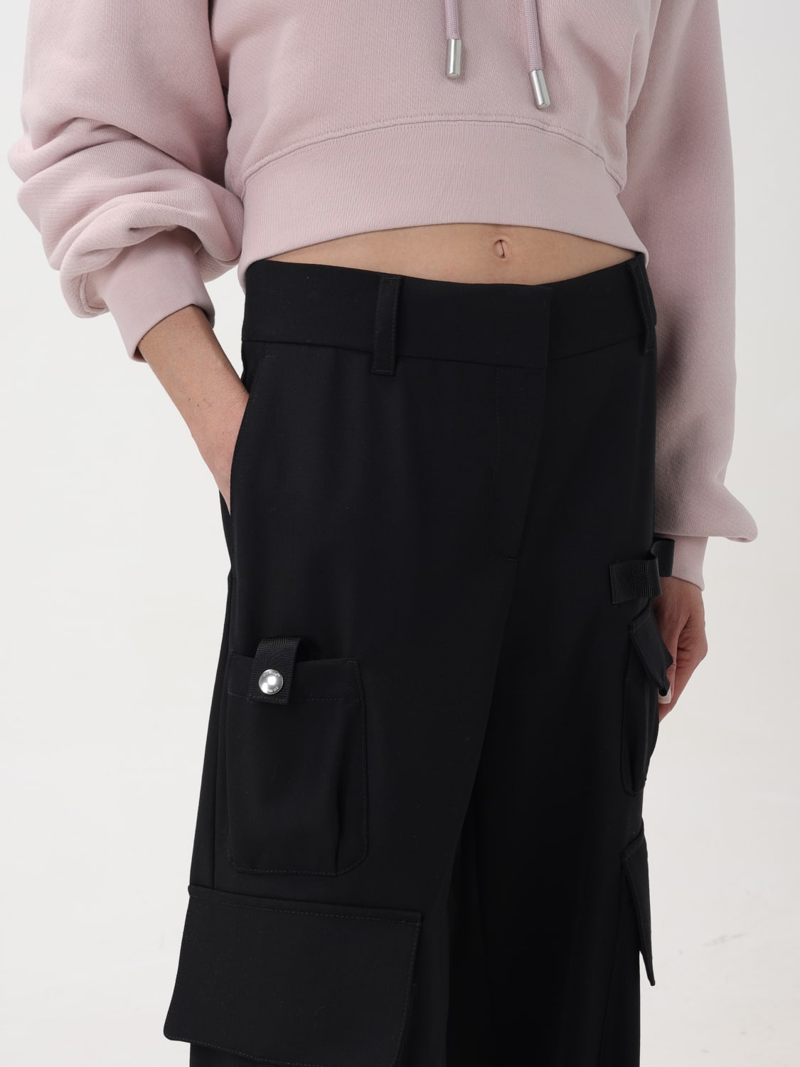 OFF-WHITE: Pants woman - Black | Off-White pants