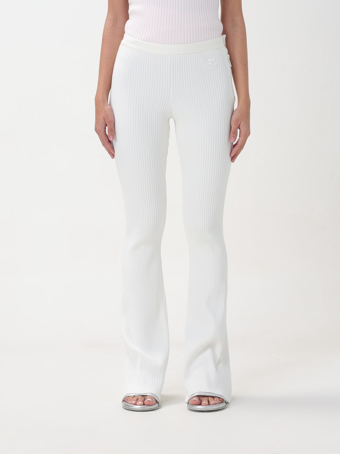 COURRÈGES PANTS: Pants woman CourrÈges, White - Img 1