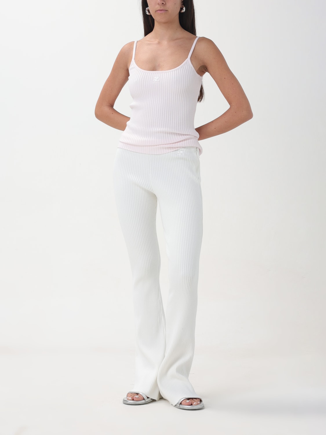 COURRÈGES PANTALÓN: Pantalón mujer CourrÈges, Blanco - Img 2