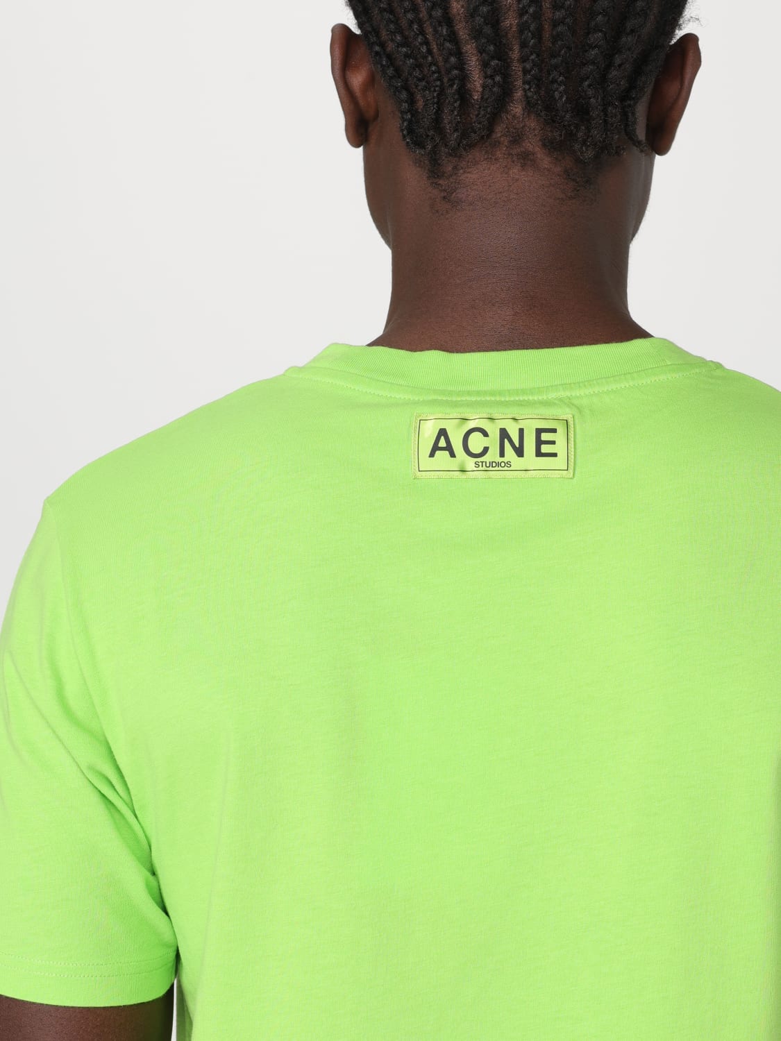 ACNE STUDIOS ФУТБОЛКА: Футболка Мужское Acne Studios, Зеленый - Img 5