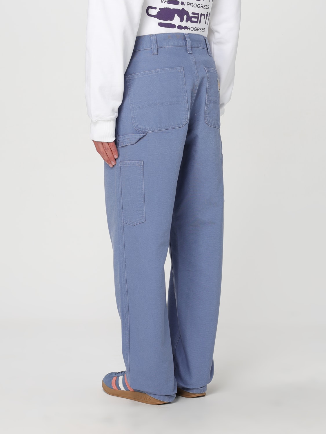 CARHARTT WIP PANTS: Pants men Carhartt Wip, Blue - Img 2