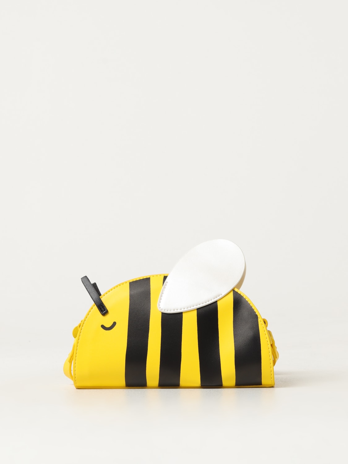 STELLA MCCARTNEY KIDS BORSA MINI: Borsa Bumblebee Stella McCartney Kids in pelle sintetica, Giallo - Img 1