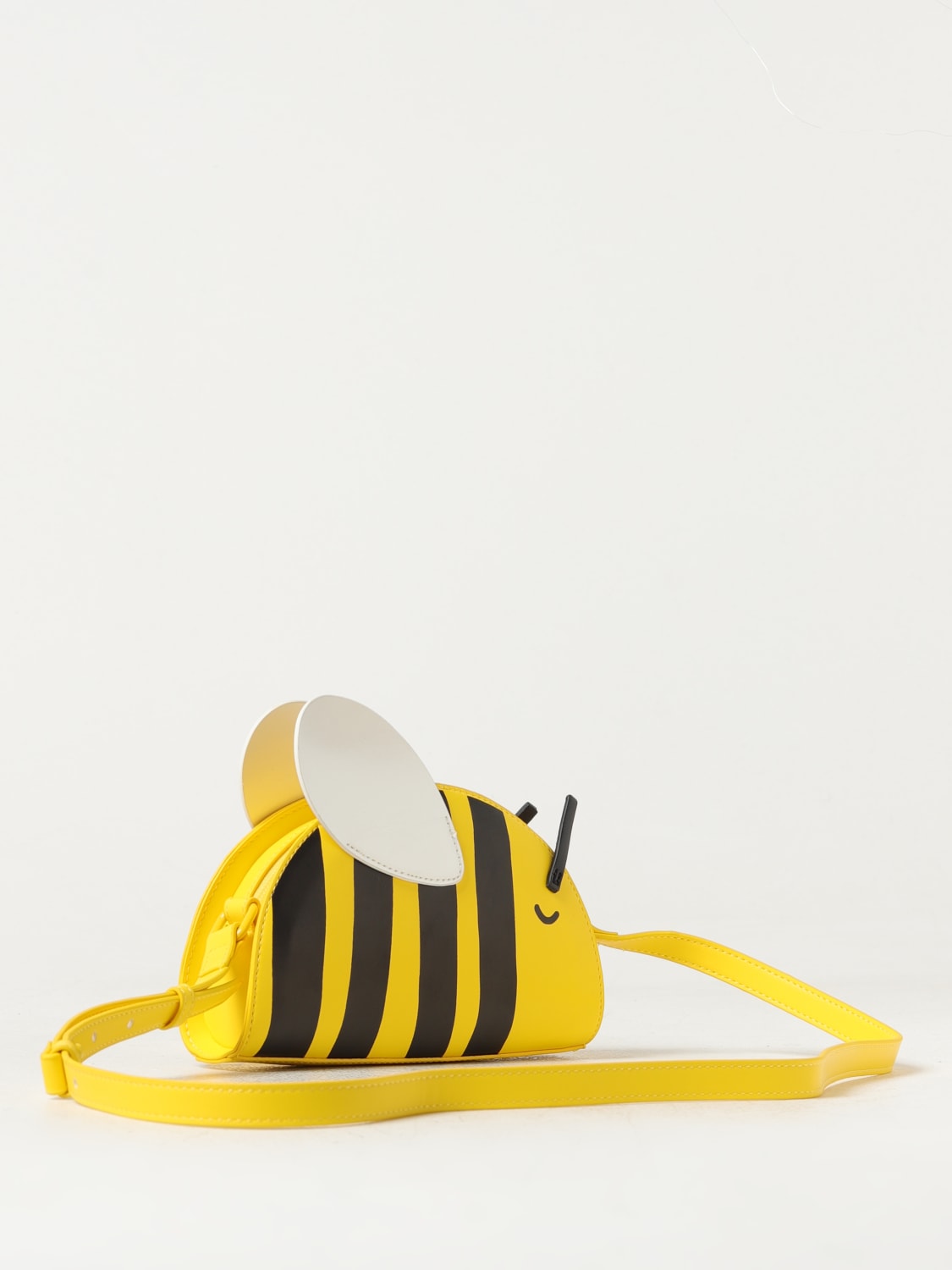 STELLA MCCARTNEY KIDS BORSA MINI: Borsa Bumblebee Stella McCartney Kids in pelle sintetica, Giallo - Img 2