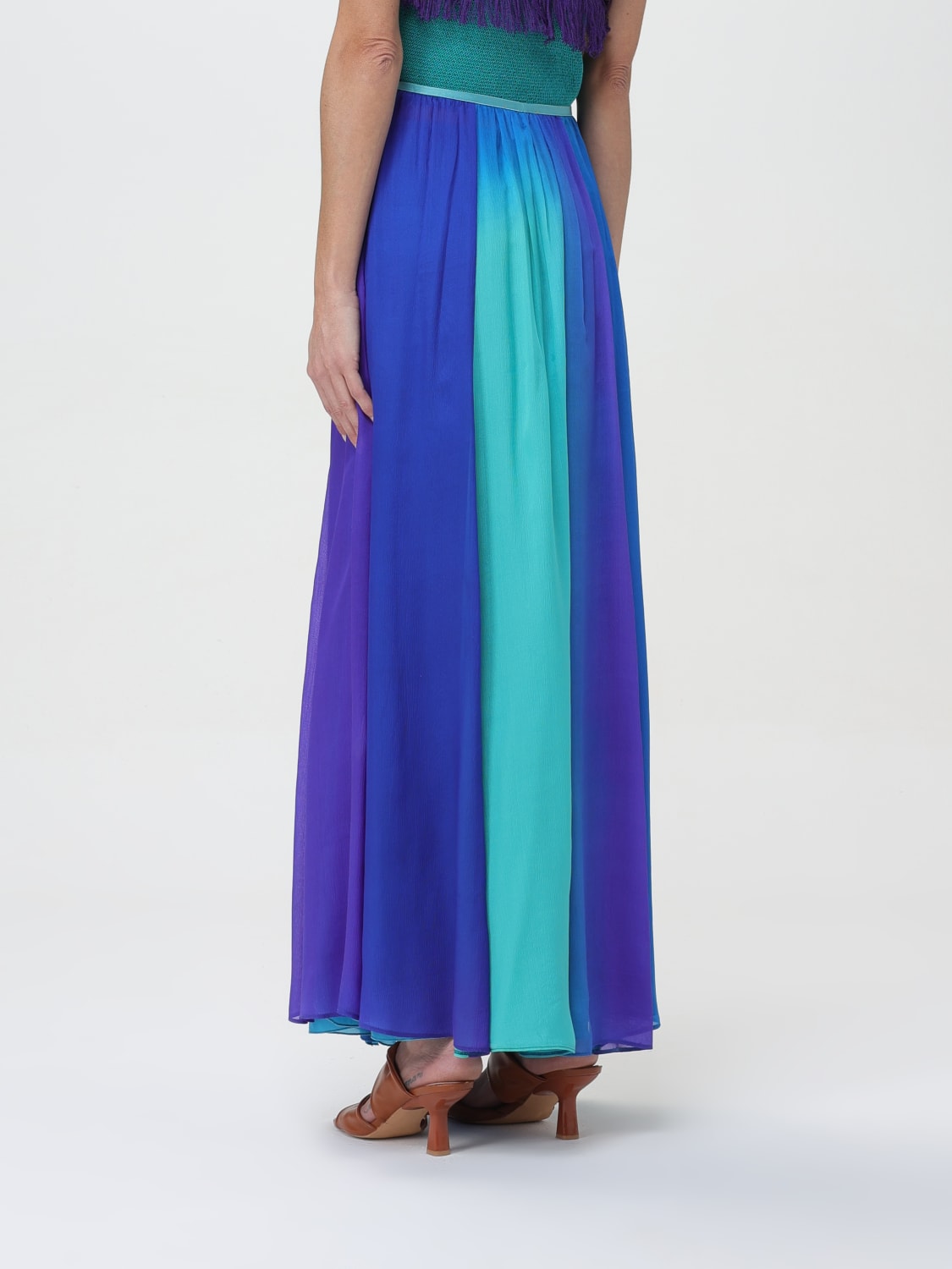 FORTE FORTE Jupe femme Turquoise Jupe Forte Forte 12096MYSKIRT en ligne sur GIGLIO.COM