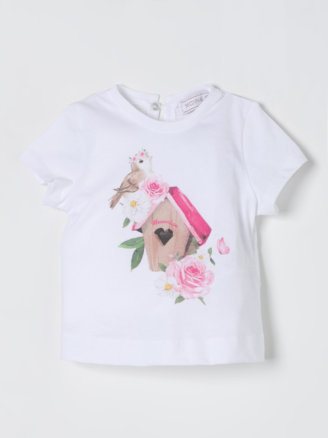 Monnalisa floral-print blouse - Pink