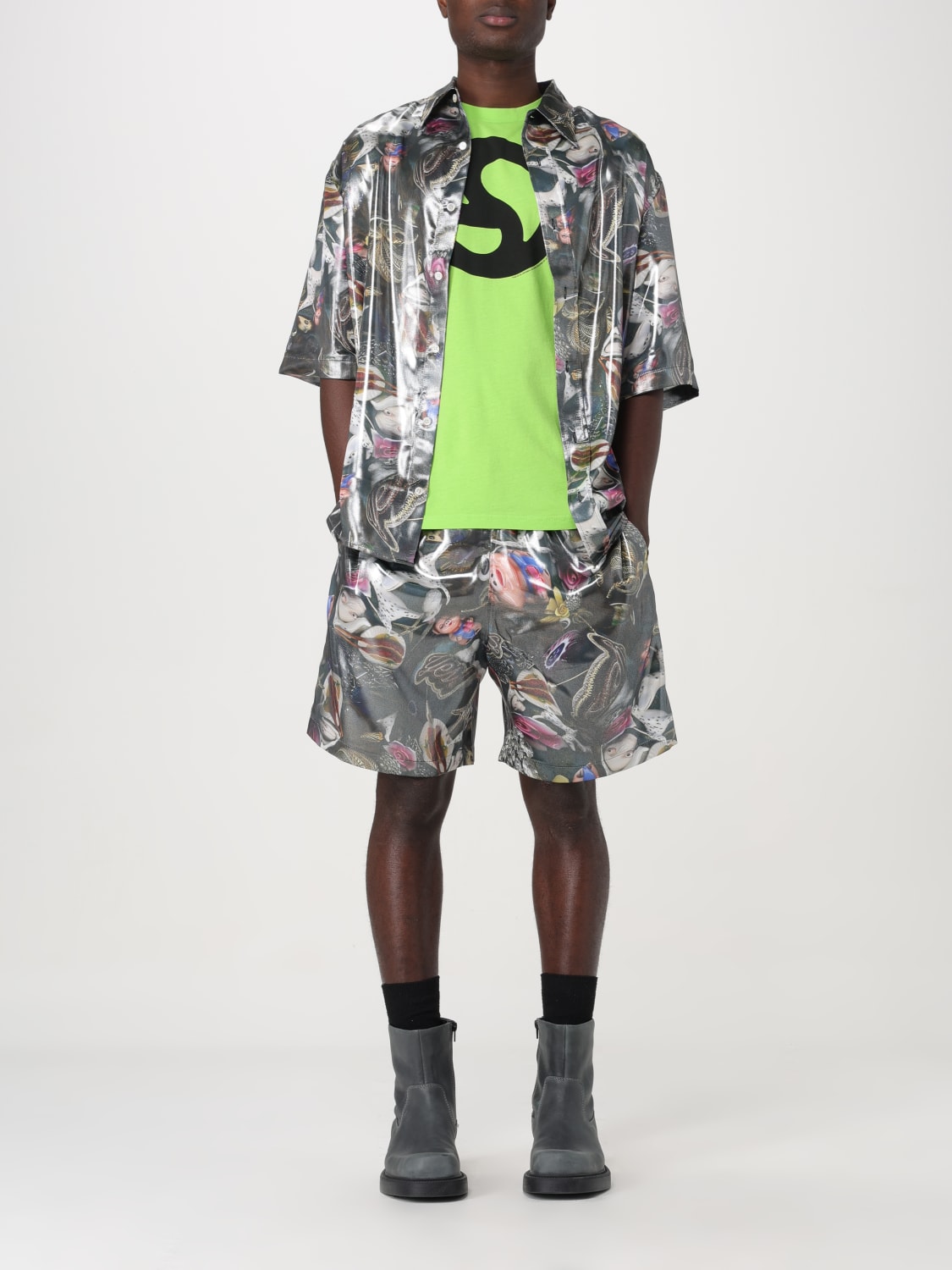 Acne Studios Outlet: Short men - Black | Acne Studios short BE0151 ...