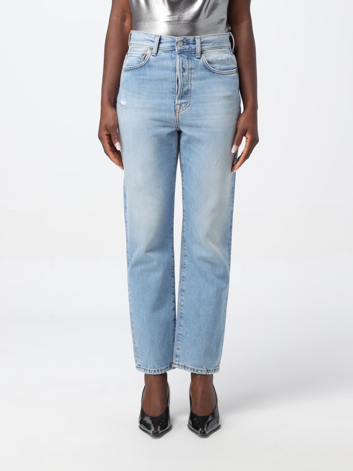デニム・ジーパン ACNE STUDIOS Woman Jeans Blue A00387 228 Acne Studios Outlet: Jeans woman - Blue | Acne Studios jeans