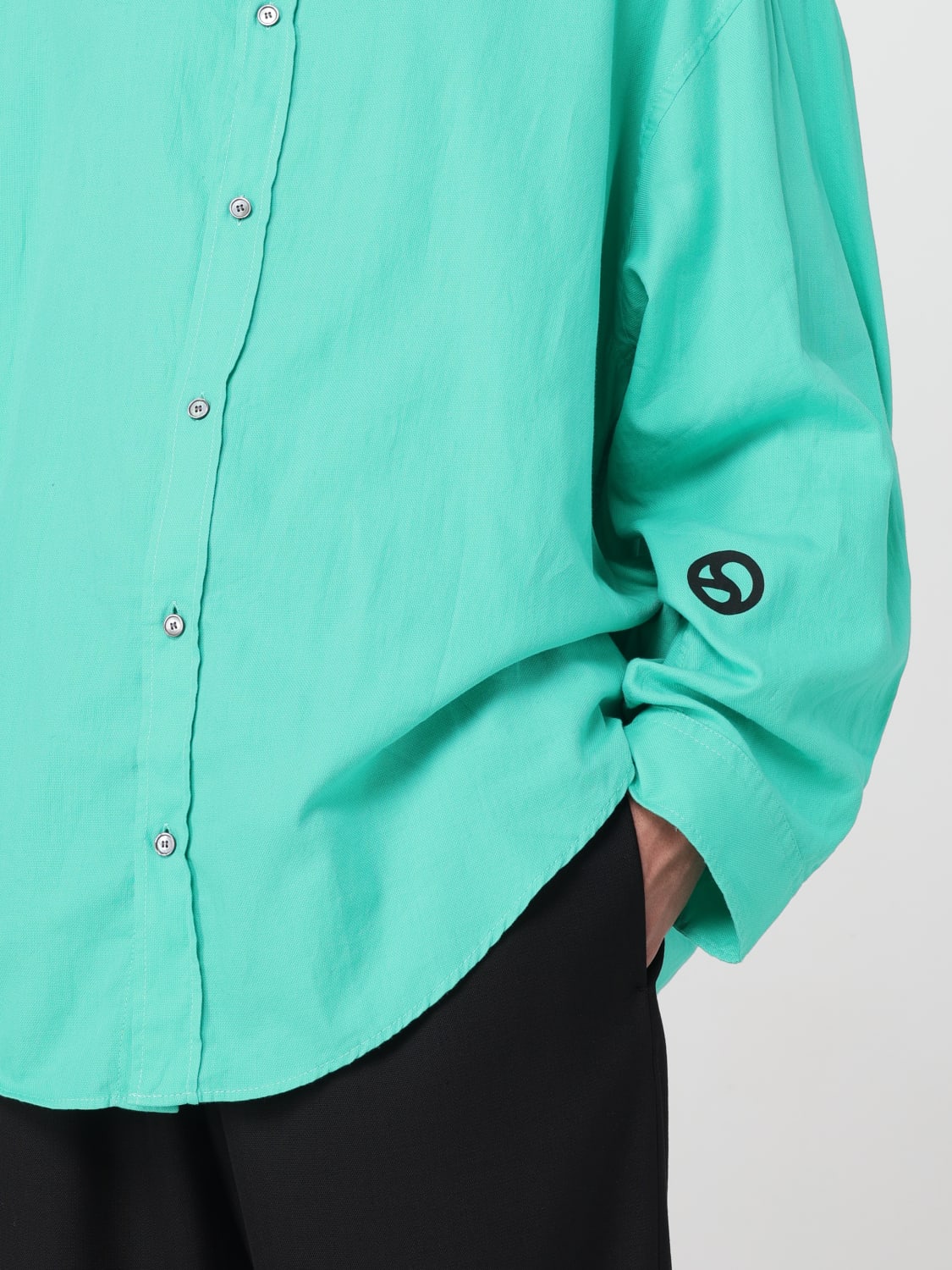 ACNE STUDIOS CAMISA: Camisa hombre Acne Studios, Verde - Img 5