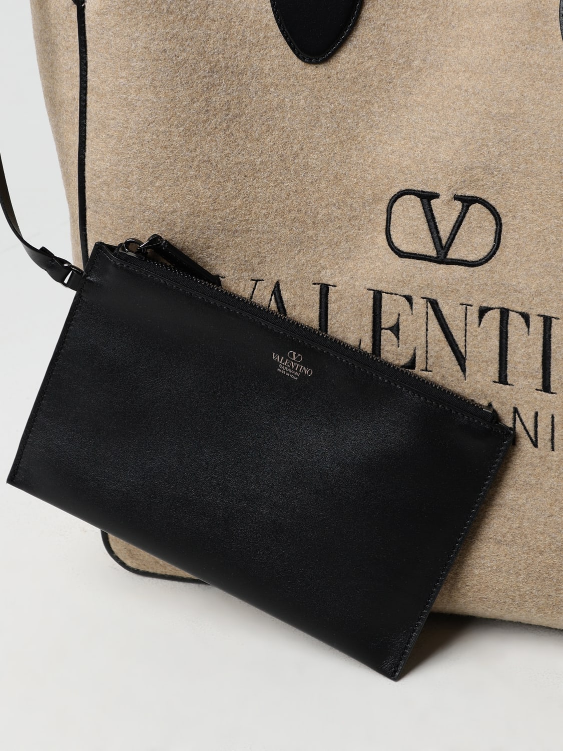 VALENTINO GARAVANI バッグ: バッグ メンズ Valentino Garavani, ナチュラル - Img 4