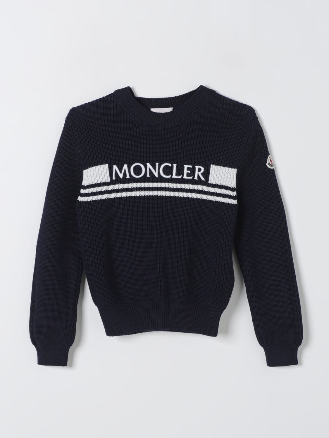 MONCLER：セーター ボーイ - ブルー | GIGLIO.COMオンラインのMoncler セーター 9C00002M1367