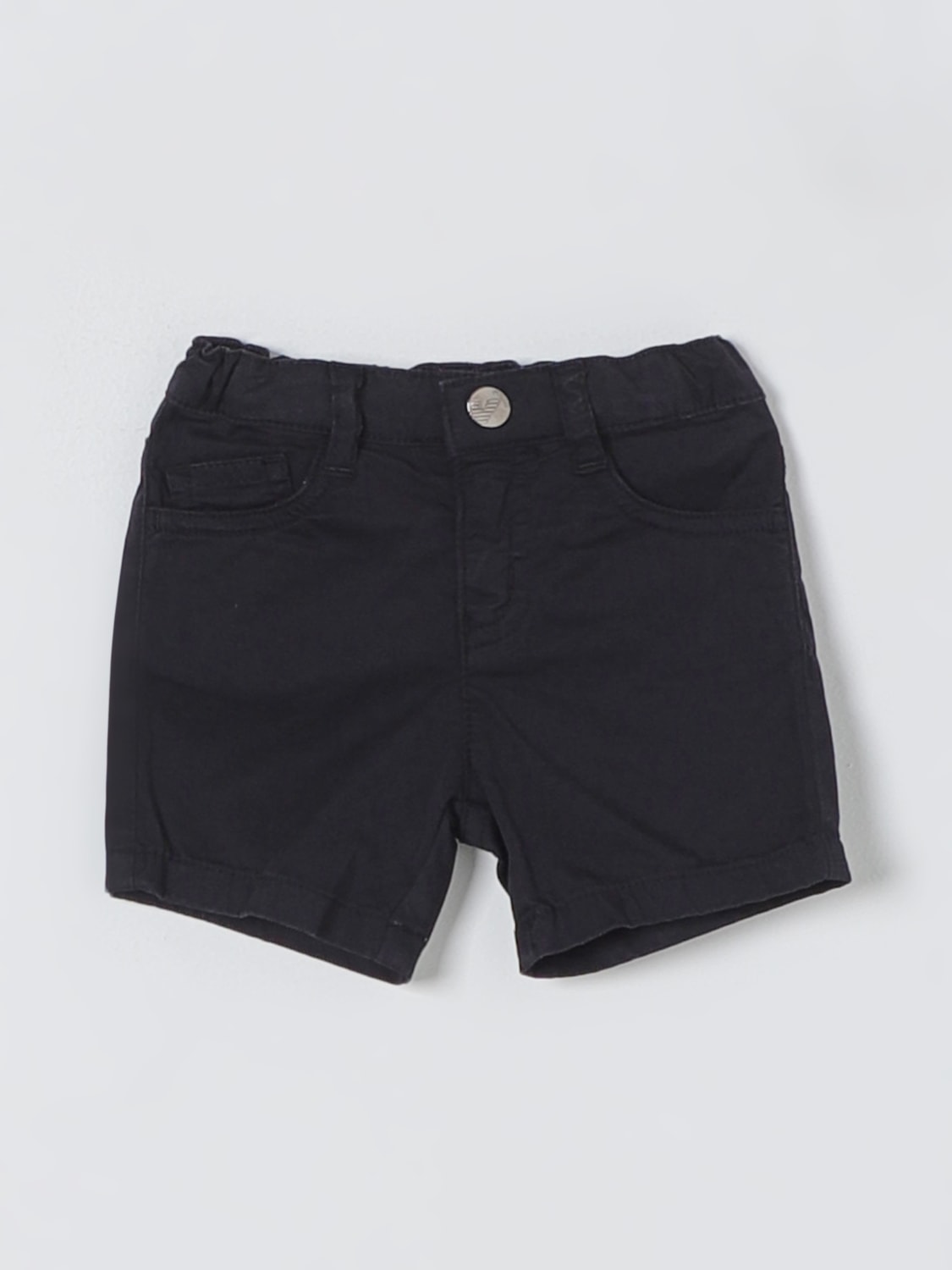 EMPORIO ARMANI KURZE HOSE: Hose kinder Emporio Armani Kids, Navy - Img 1