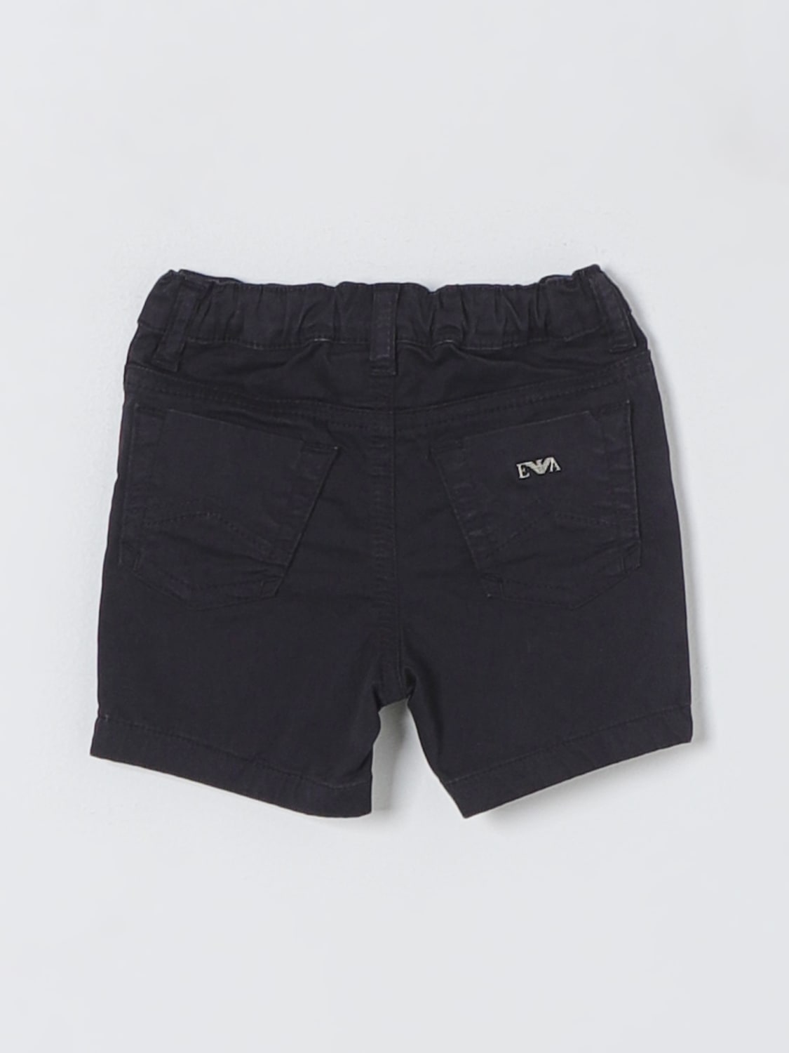 EMPORIO ARMANI KURZE HOSE: Hose kinder Emporio Armani Kids, Navy - Img 2