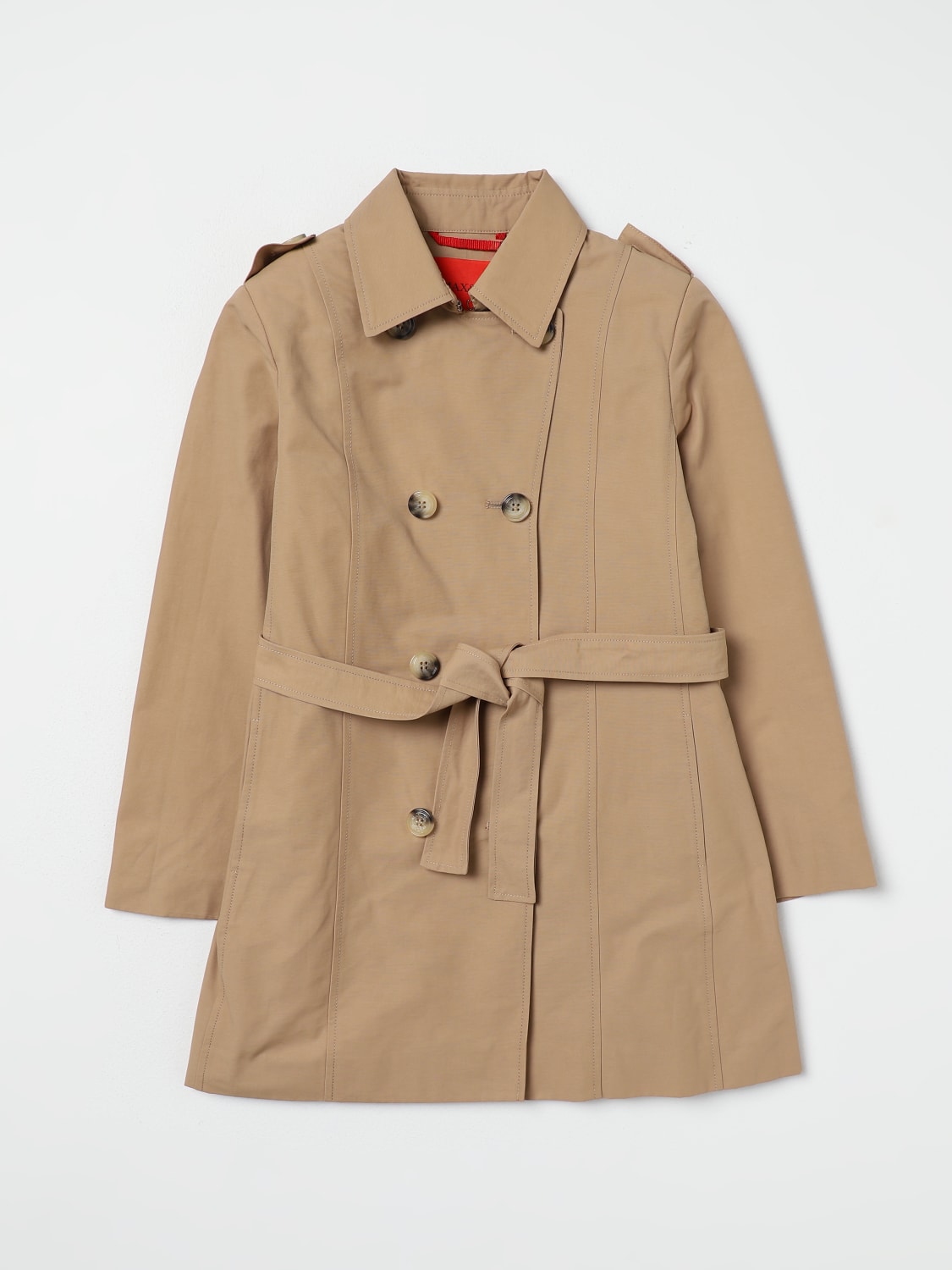MAX&CO. KID MANTEAU: Manteau enfant Max&co Junior, Beige - Img 1