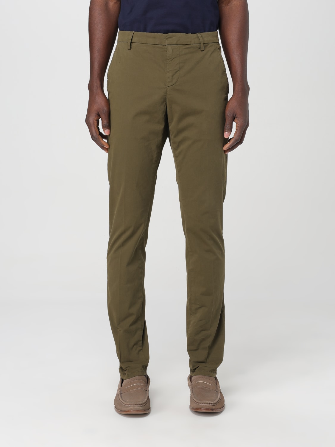 DONDUP PANTS: Pants men Dondup, Green - Img 1