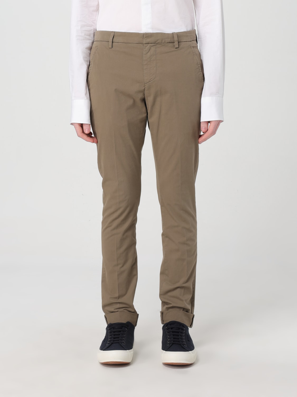 DONDUP PANTS: Pants men Dondup, Brown - Img 1