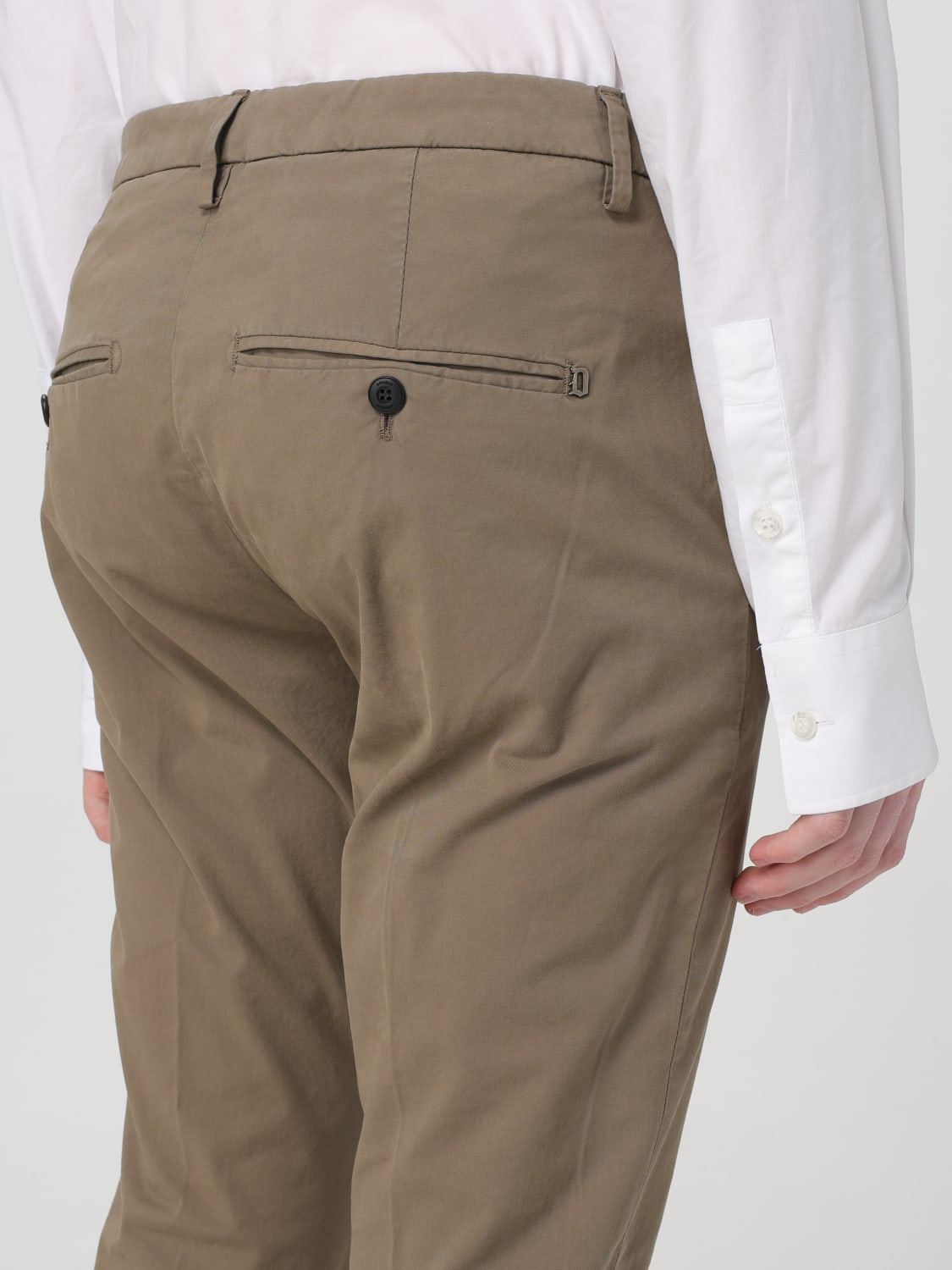 DONDUP PANTS: Pants men Dondup, Brown - Img 3