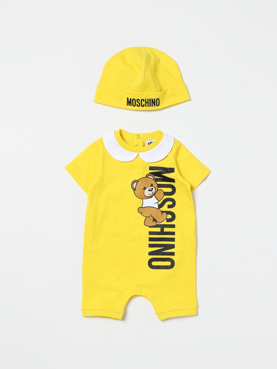 Moschino set onesie and hat deals baby boy 6m